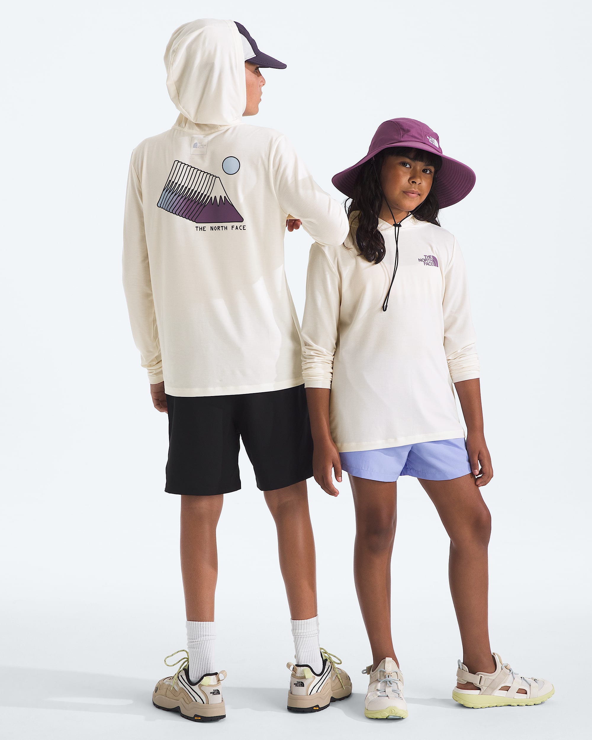 Boys  Girls Adventure Coastal Climb Hoodie TNF Main