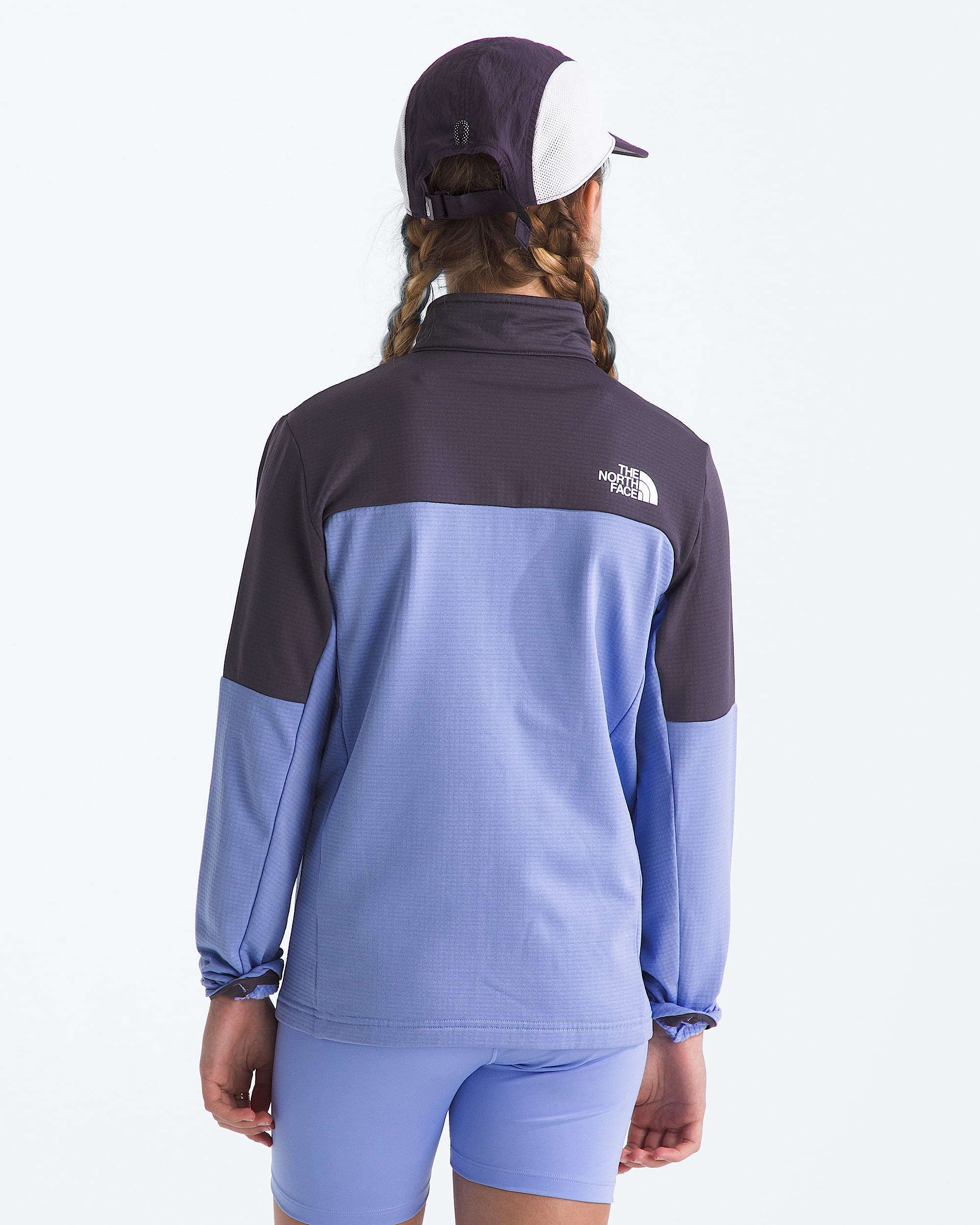 Boys  Girls Hike Mid Layer FullZip TNF BACK