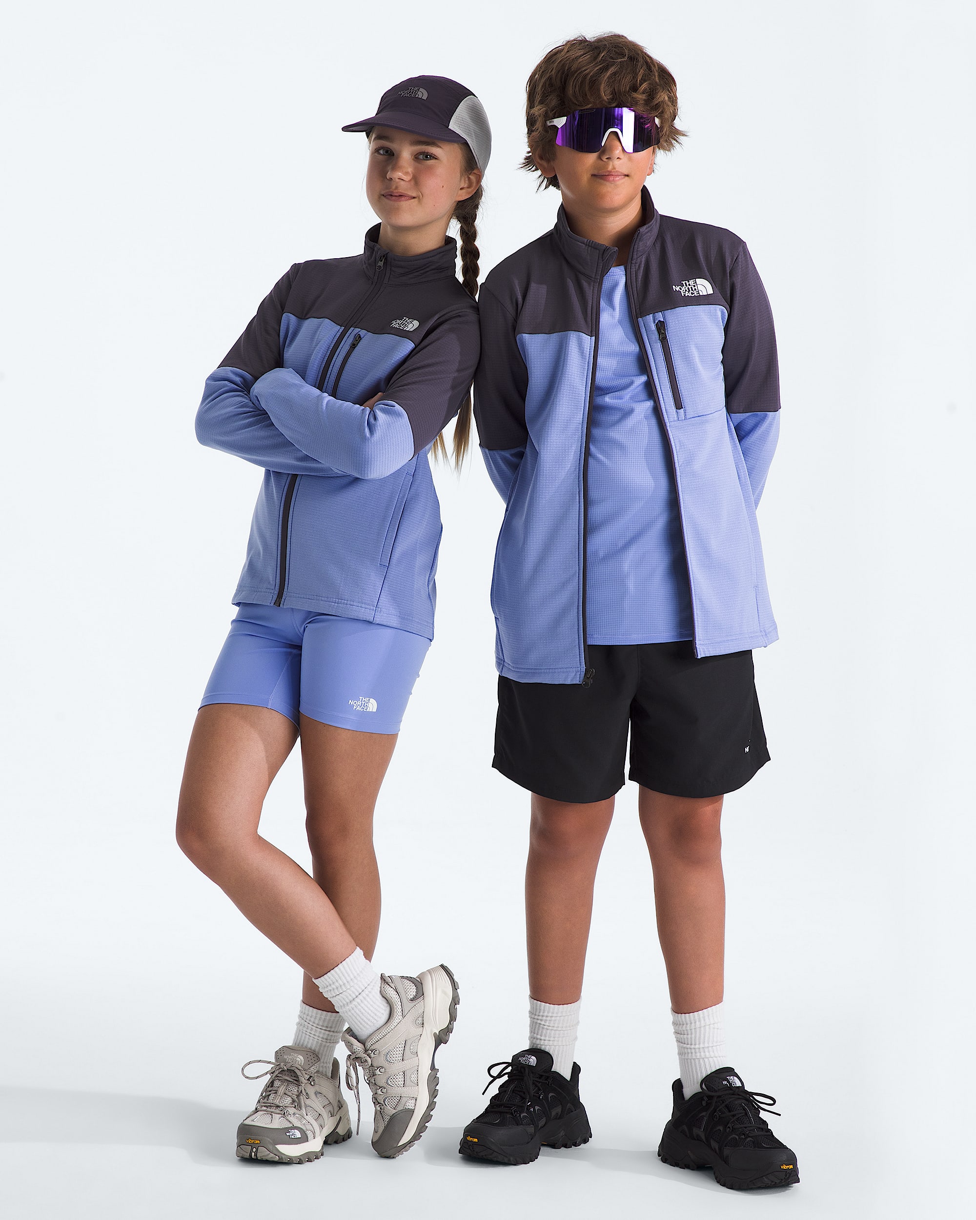 Boys  Girls Hike Mid Layer FullZip TNF Main
