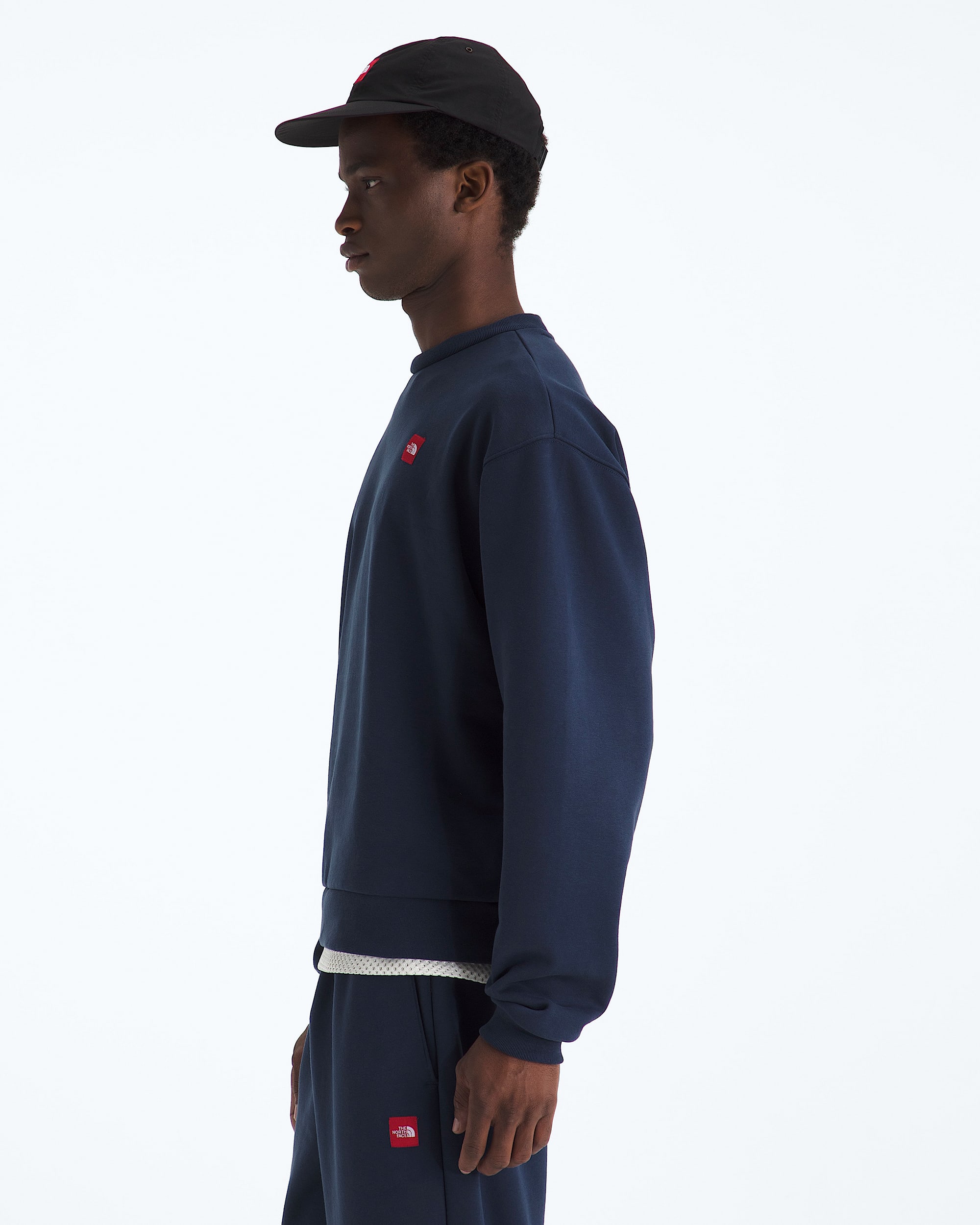 Chandail ras du cou TNF Red Box pour hommes TNF MODEL34