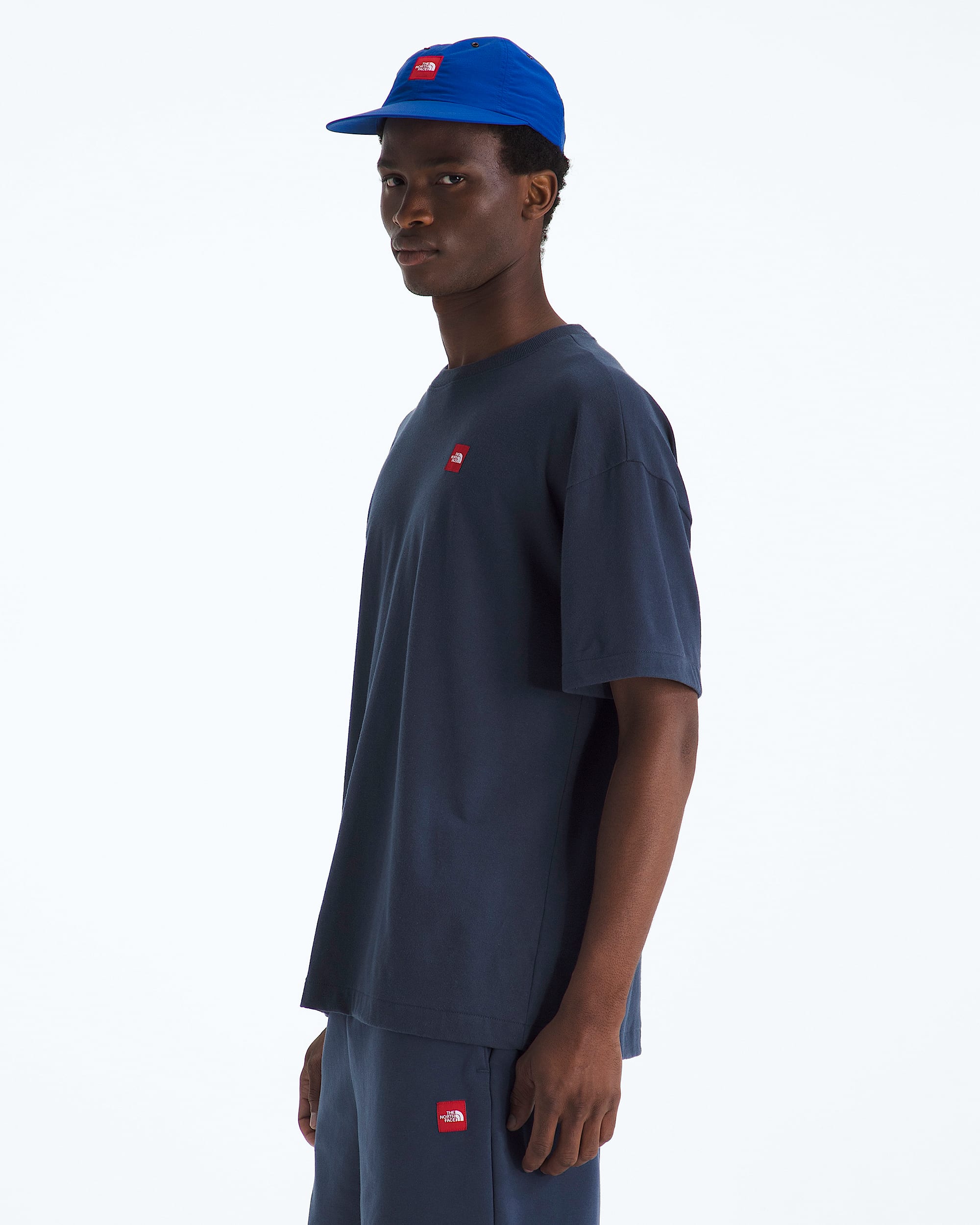 Mens TNF Red Box ShortSleeve Tee TNF MODEL34