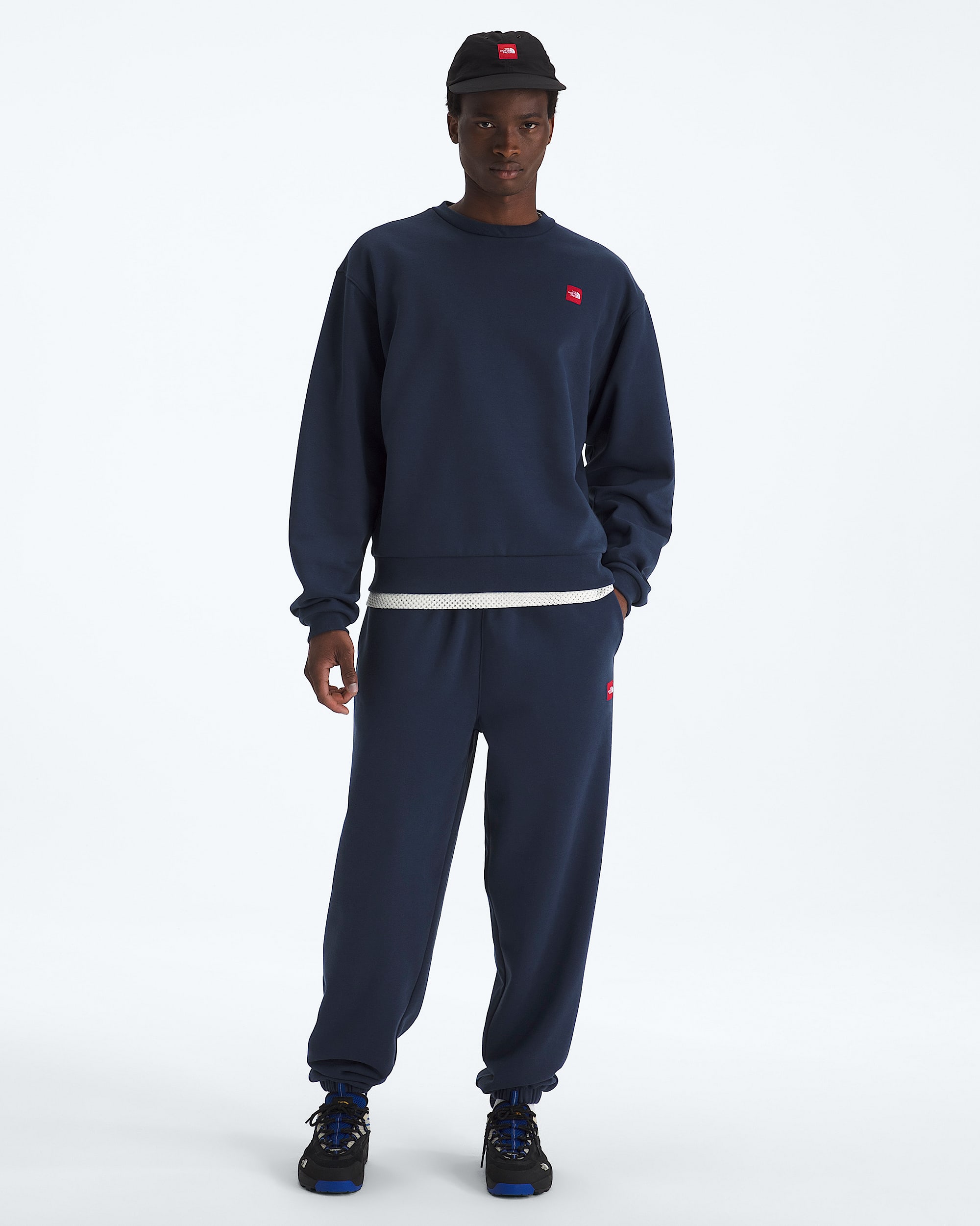 Chandail ras du cou TNF Red Box pour hommes TNF HERO2