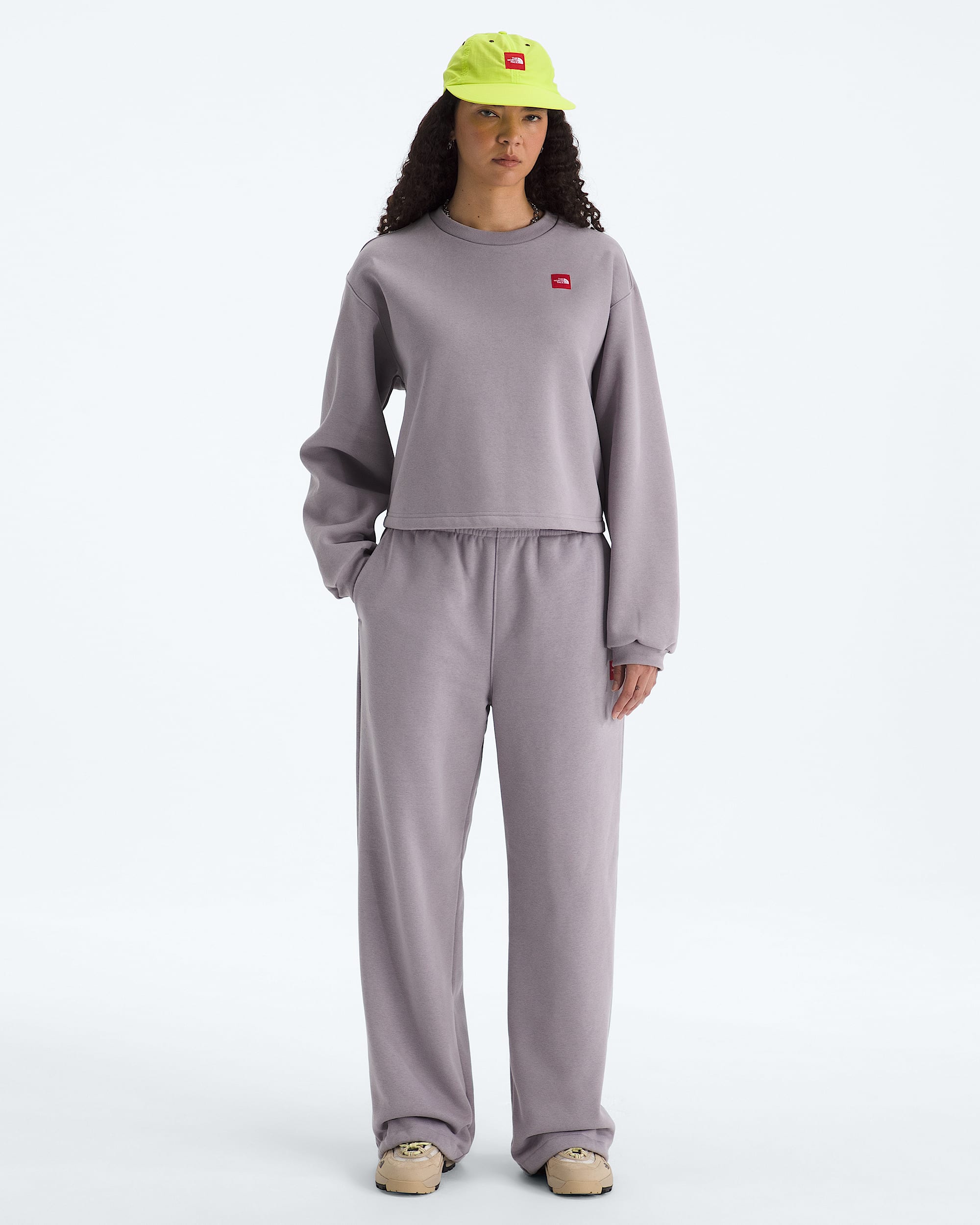 Womens TNF Red Box Crew TNF HERO2