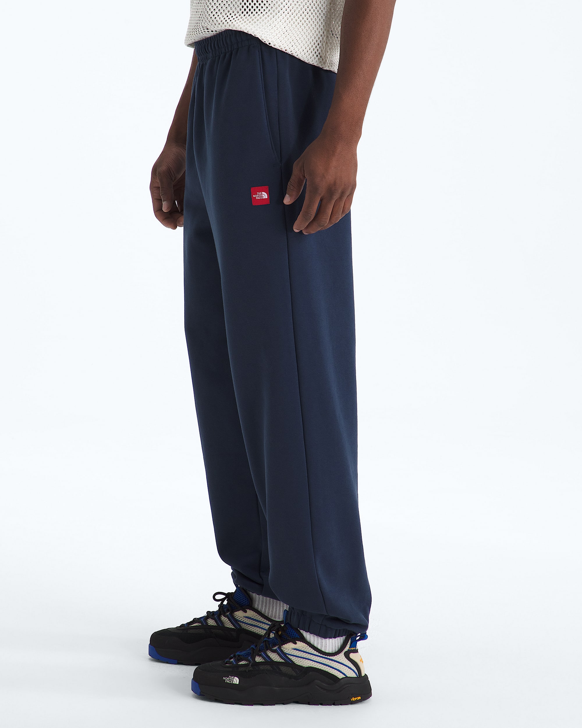 Mens TNF Red Box Sweatpants TNF MODEL34