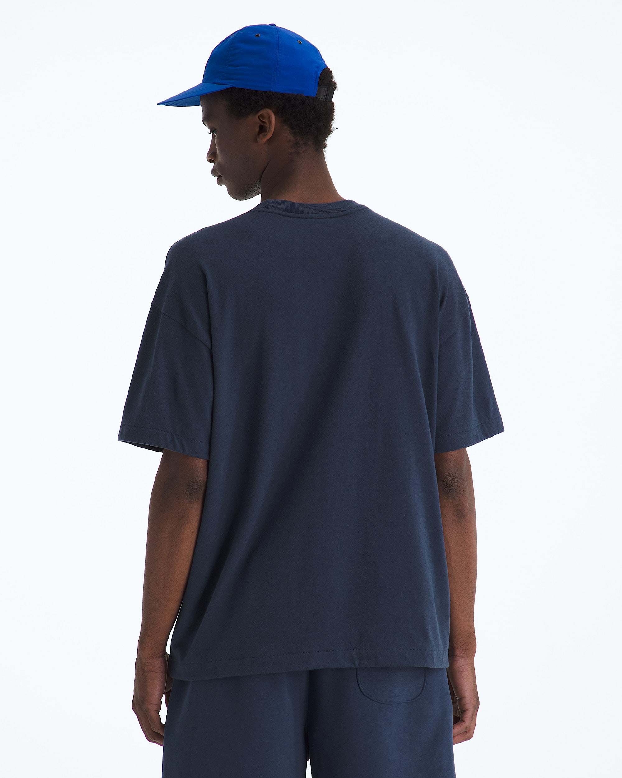 Mens TNF Red Box ShortSleeve Tee TNF BACK
