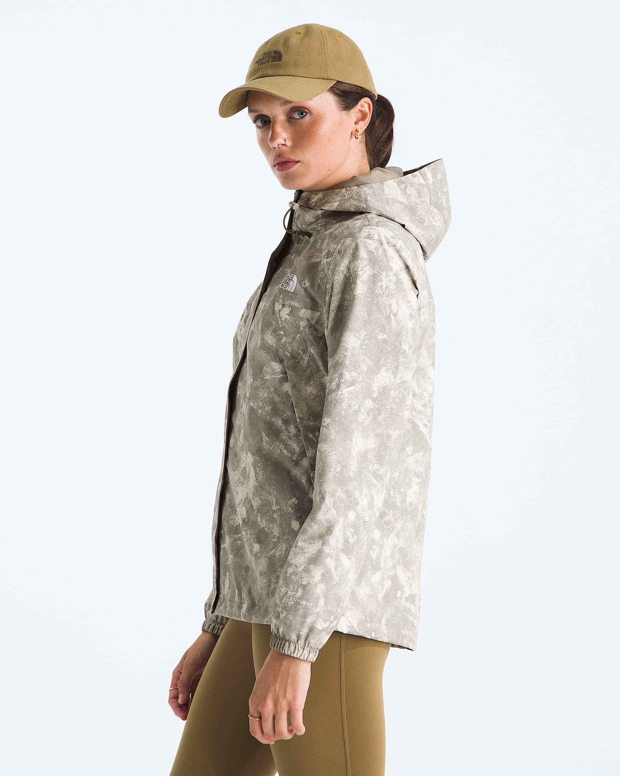 Womens Antora Rain JacketPrint TNF MODEL34