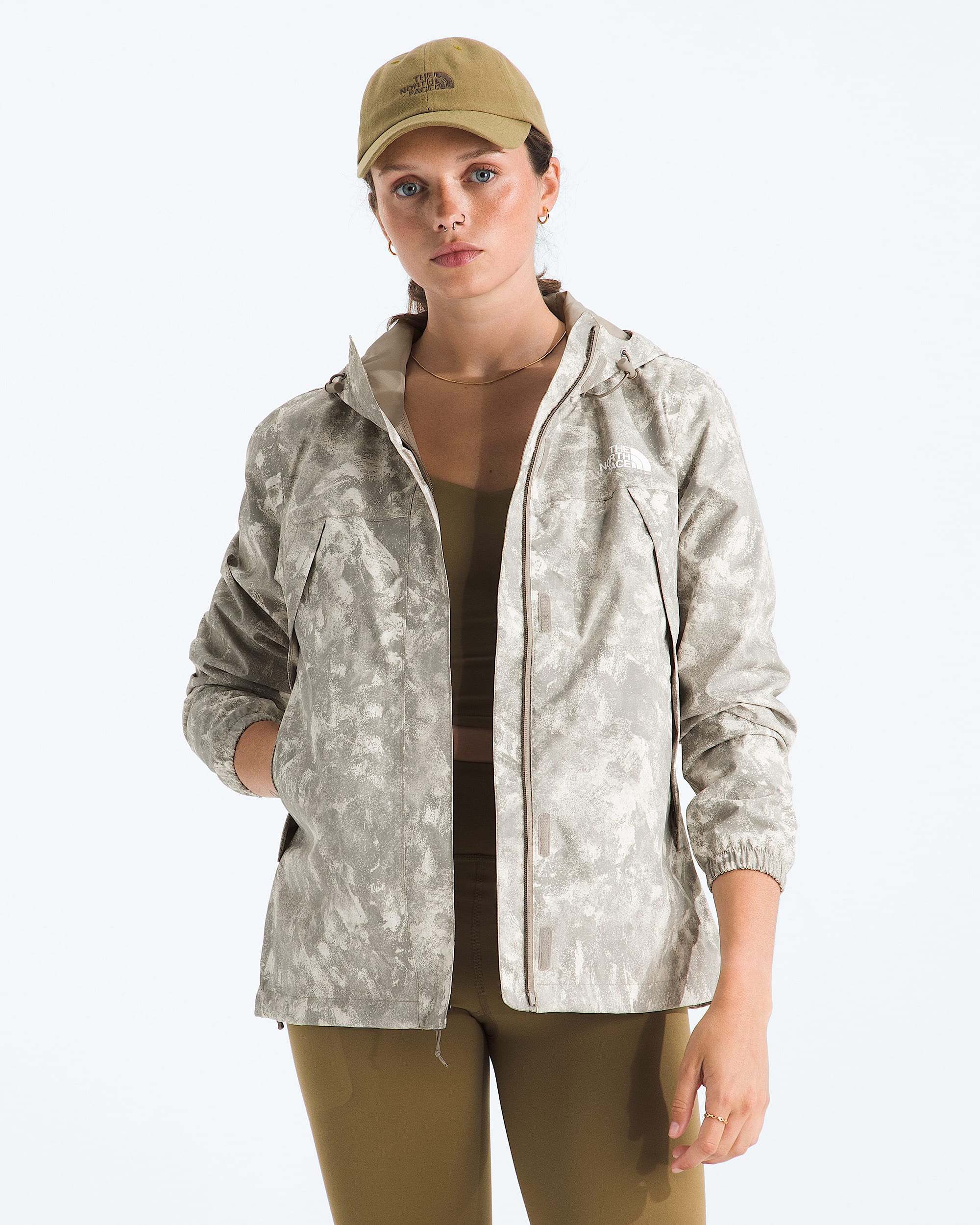 Womens Antora Rain JacketPrint TNF Main