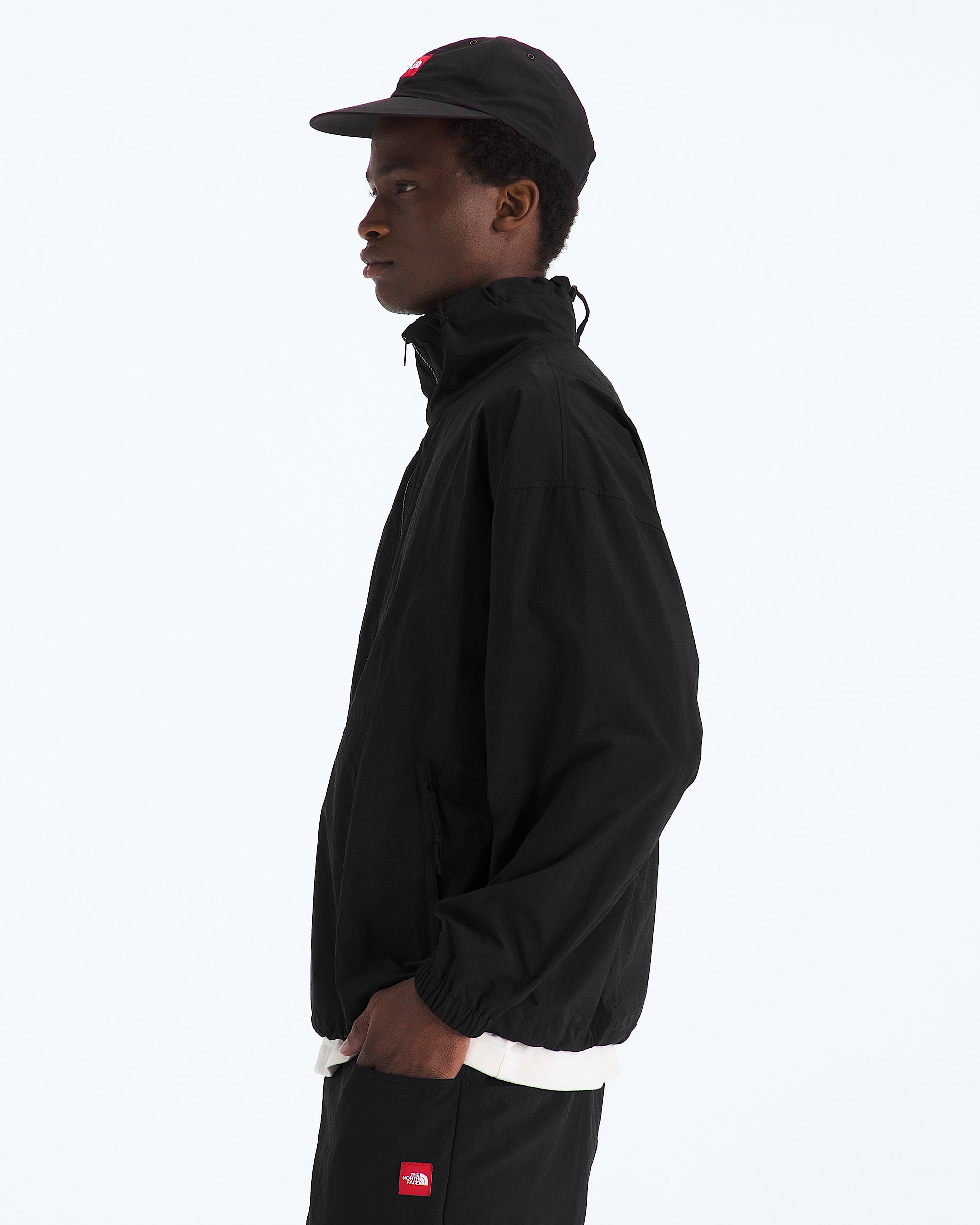 TNF Red Box Taslan Jacket TNF MODEL34