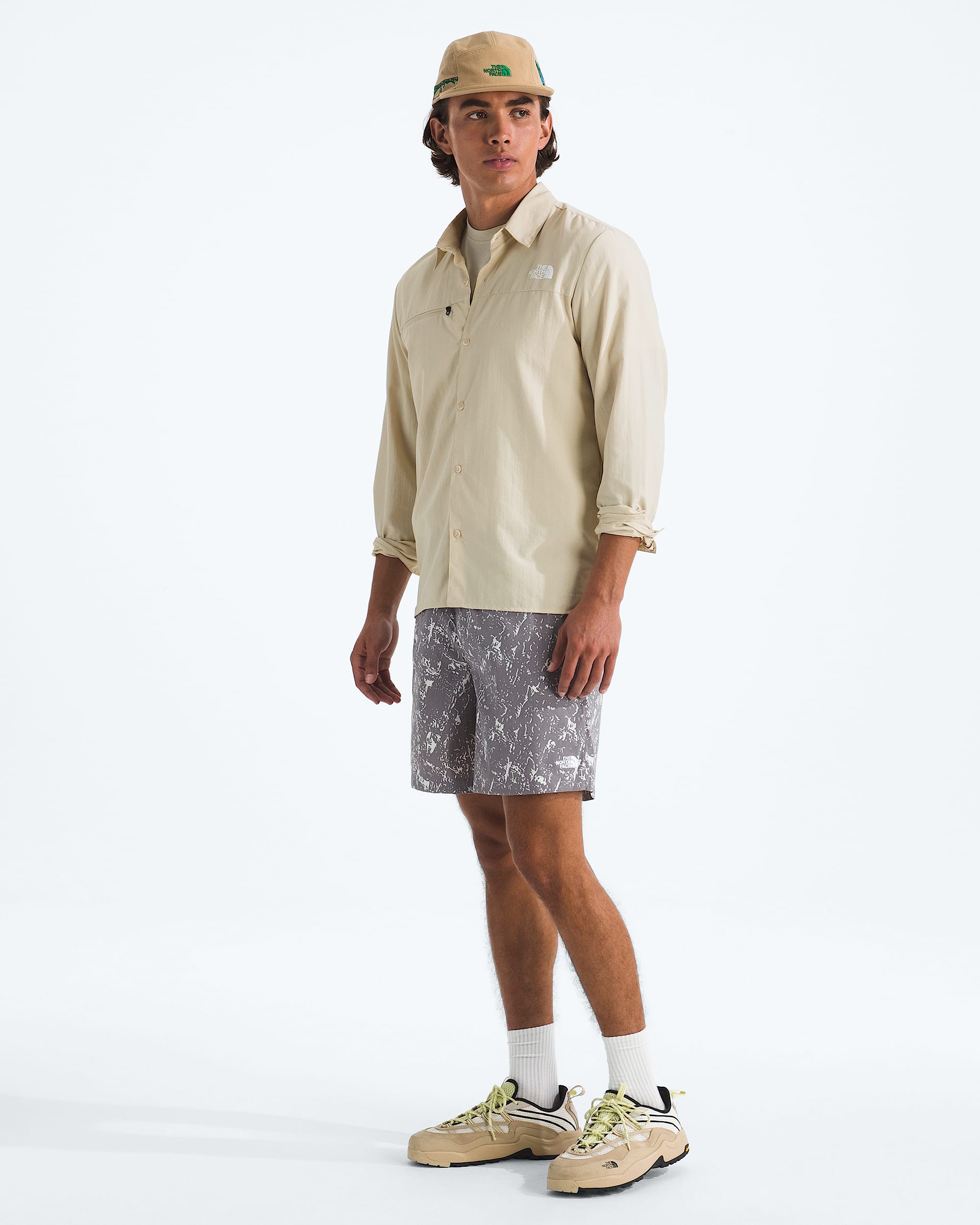 Mens Packable LongSleeve Shirt TNF HERO2