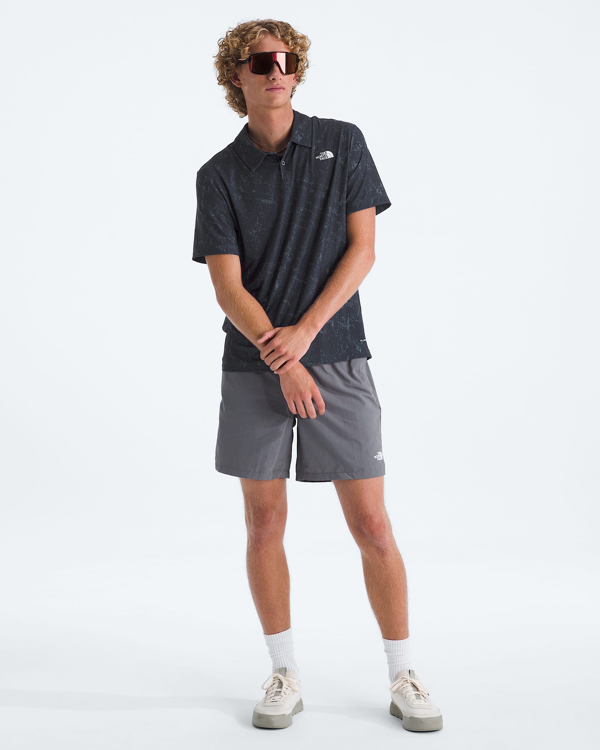 Mens Adventure PoloPrinted TNF HERO2