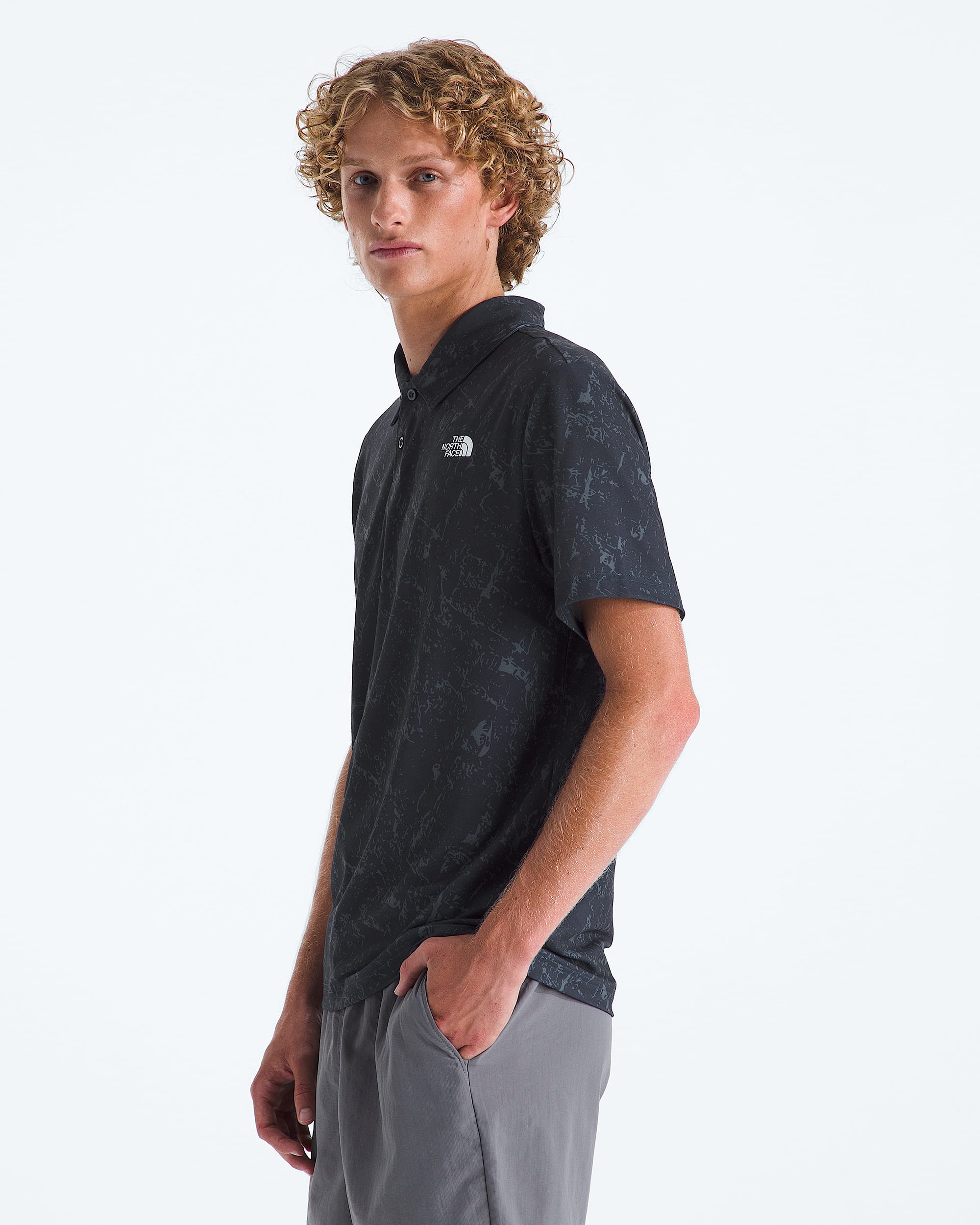 Mens Adventure PoloPrinted TNF MODEL34