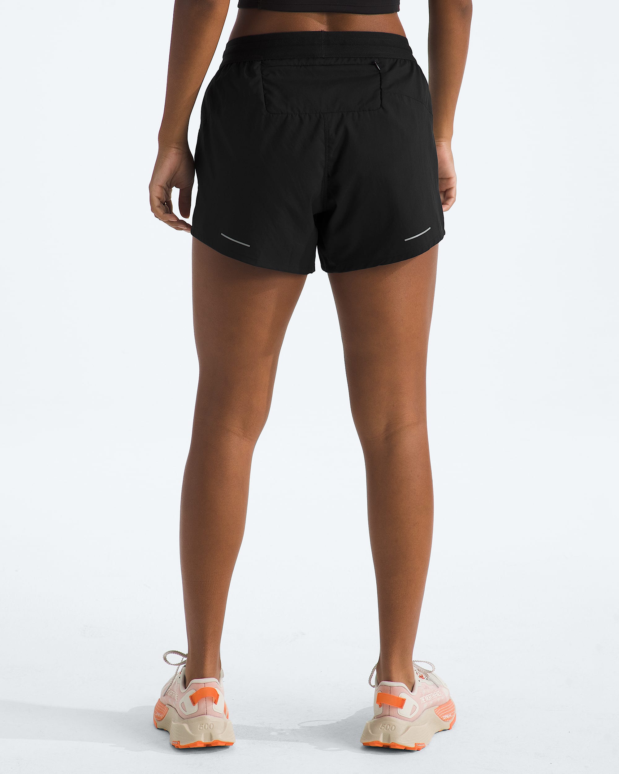 Womens Lightbright 4 Shorts TNF BACK