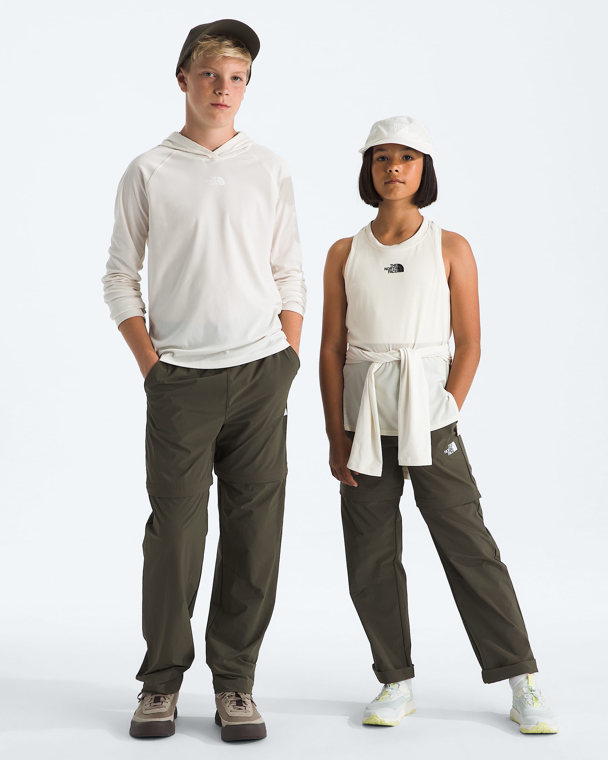 Boys  Girls Lightweight Convertible Hike Pants TNF Main