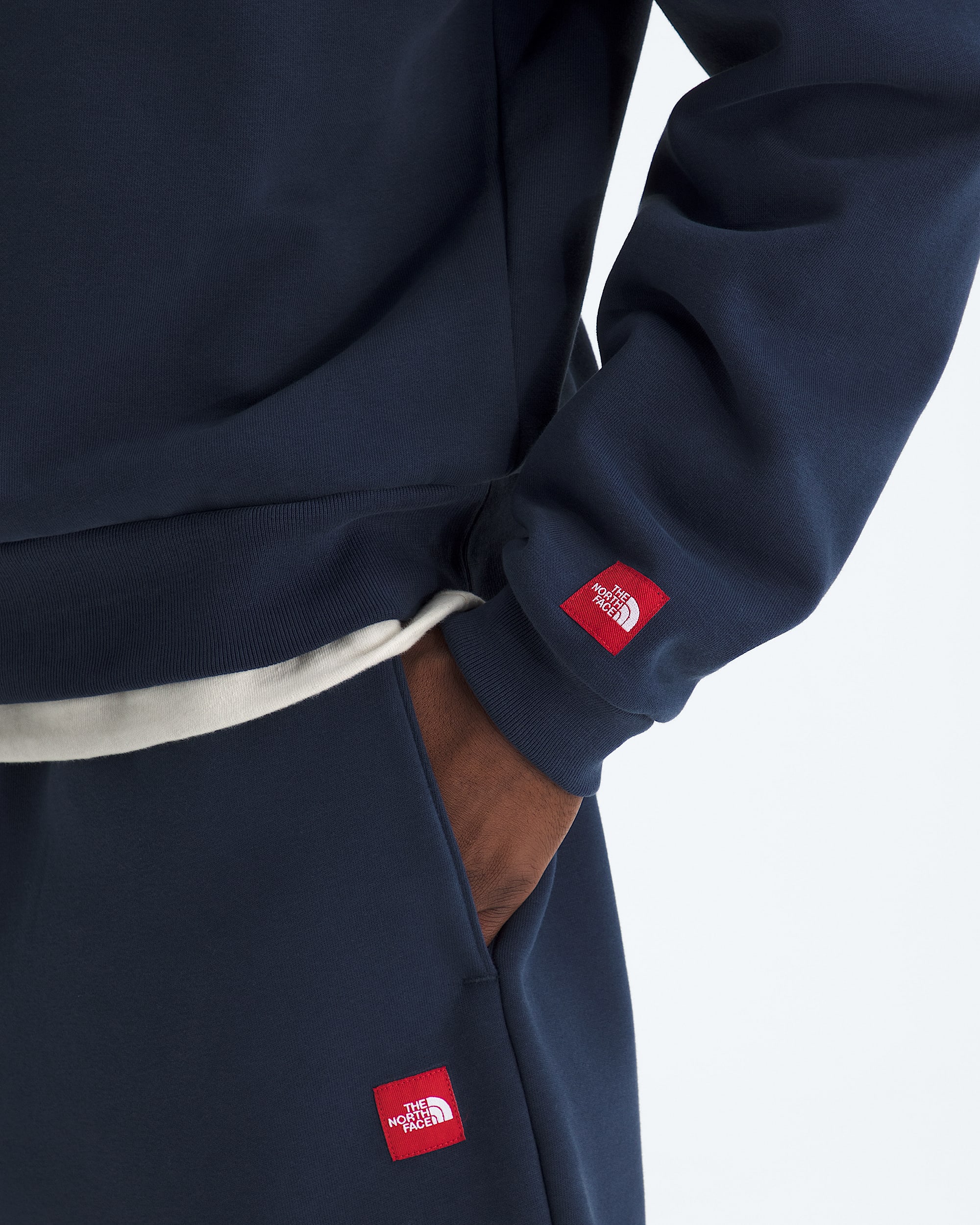 Mens TNF Red Box Half Zip TNF HERO3