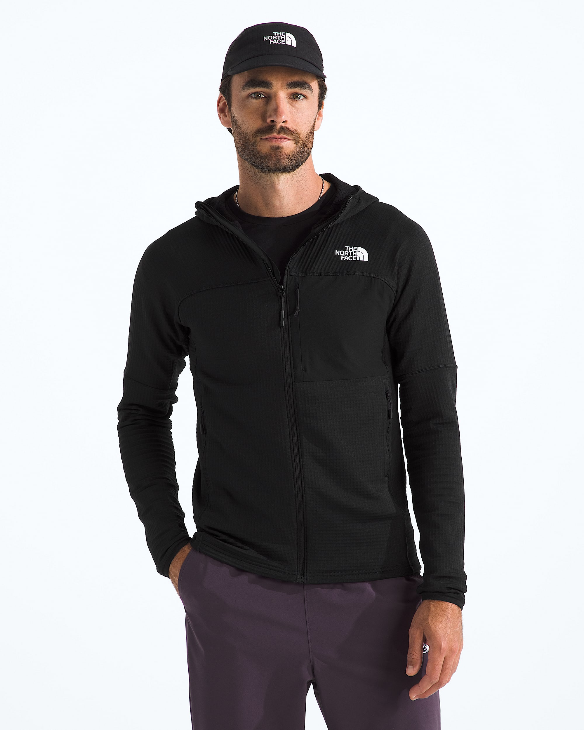 Mens Polartec Power Grid Stormgap Hoodie TNF Main