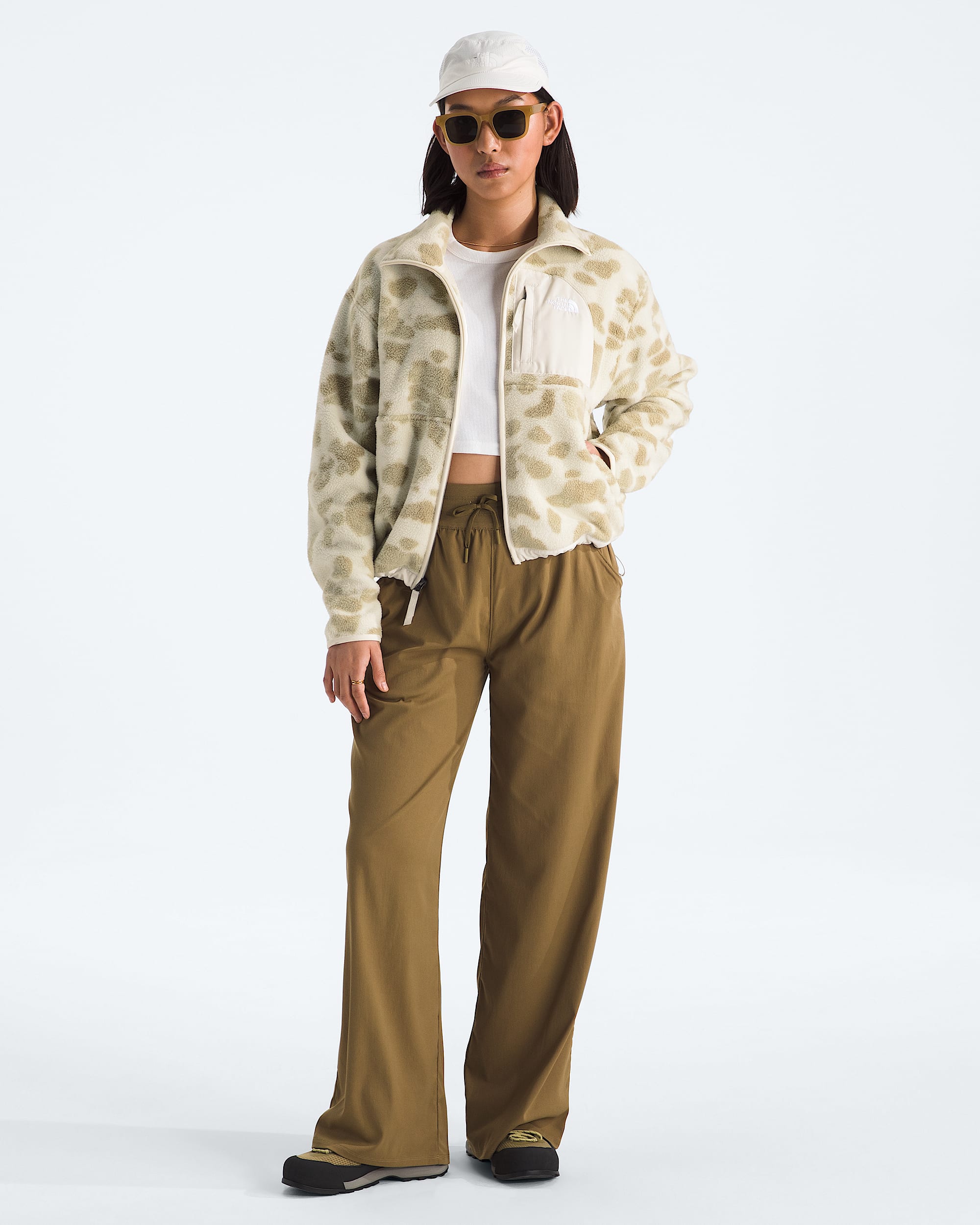 Womens Yumiori Off Peak FullZip JacketPrint TNF HERO2