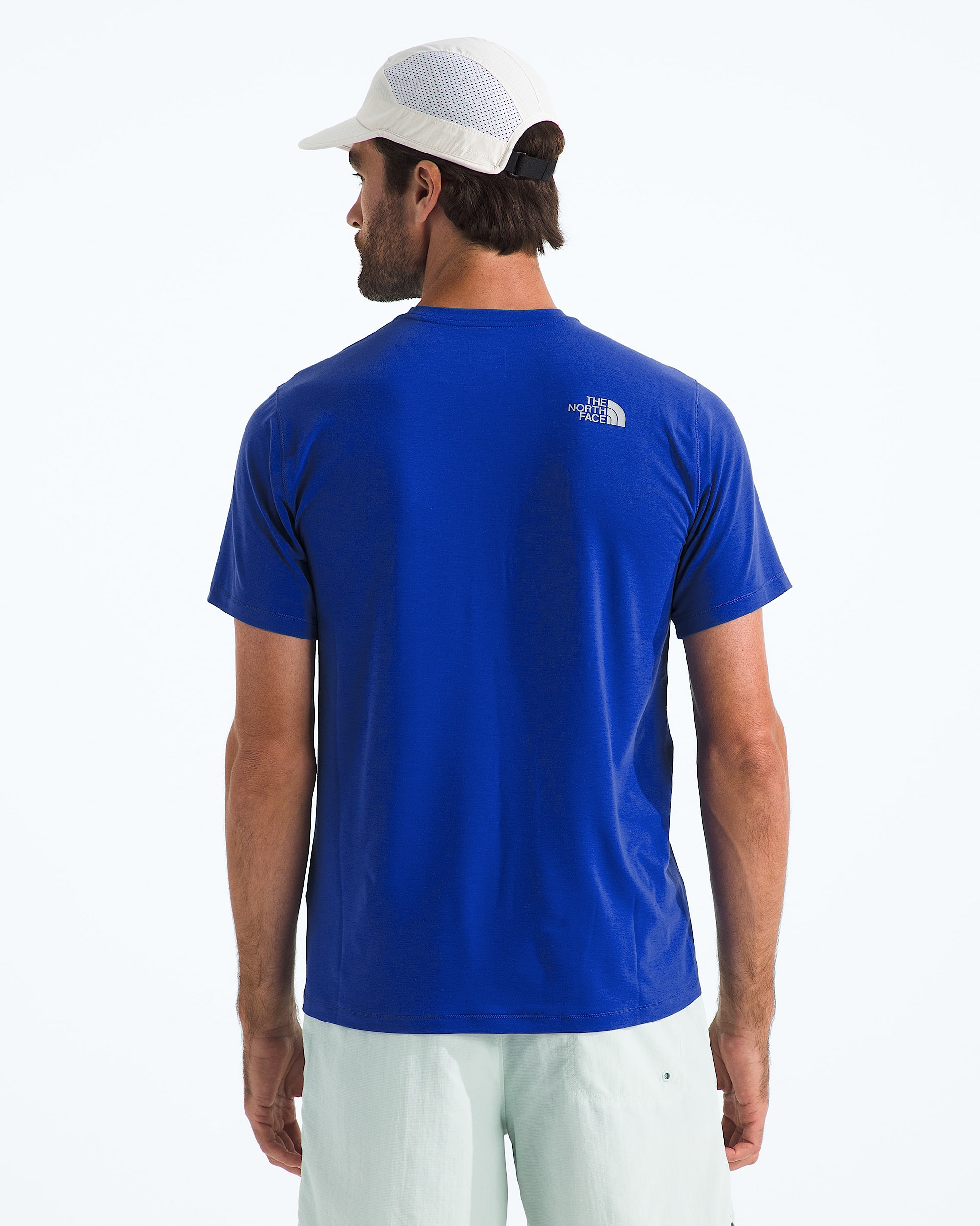 Mens Adventure Sunrise Hike ShortSleeve Tee TNF BACK