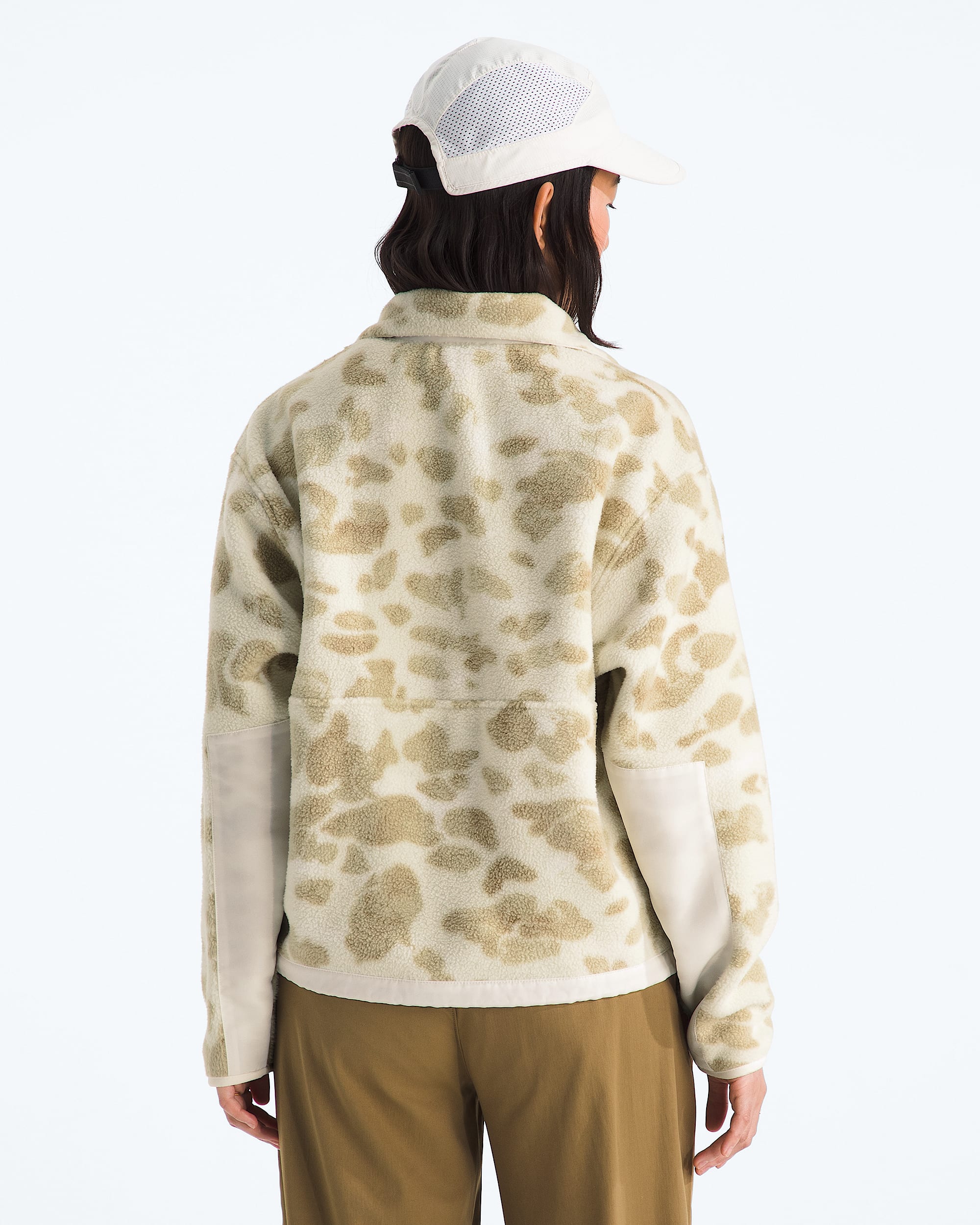 Womens Yumiori Off Peak FullZip JacketPrint TNF BACK