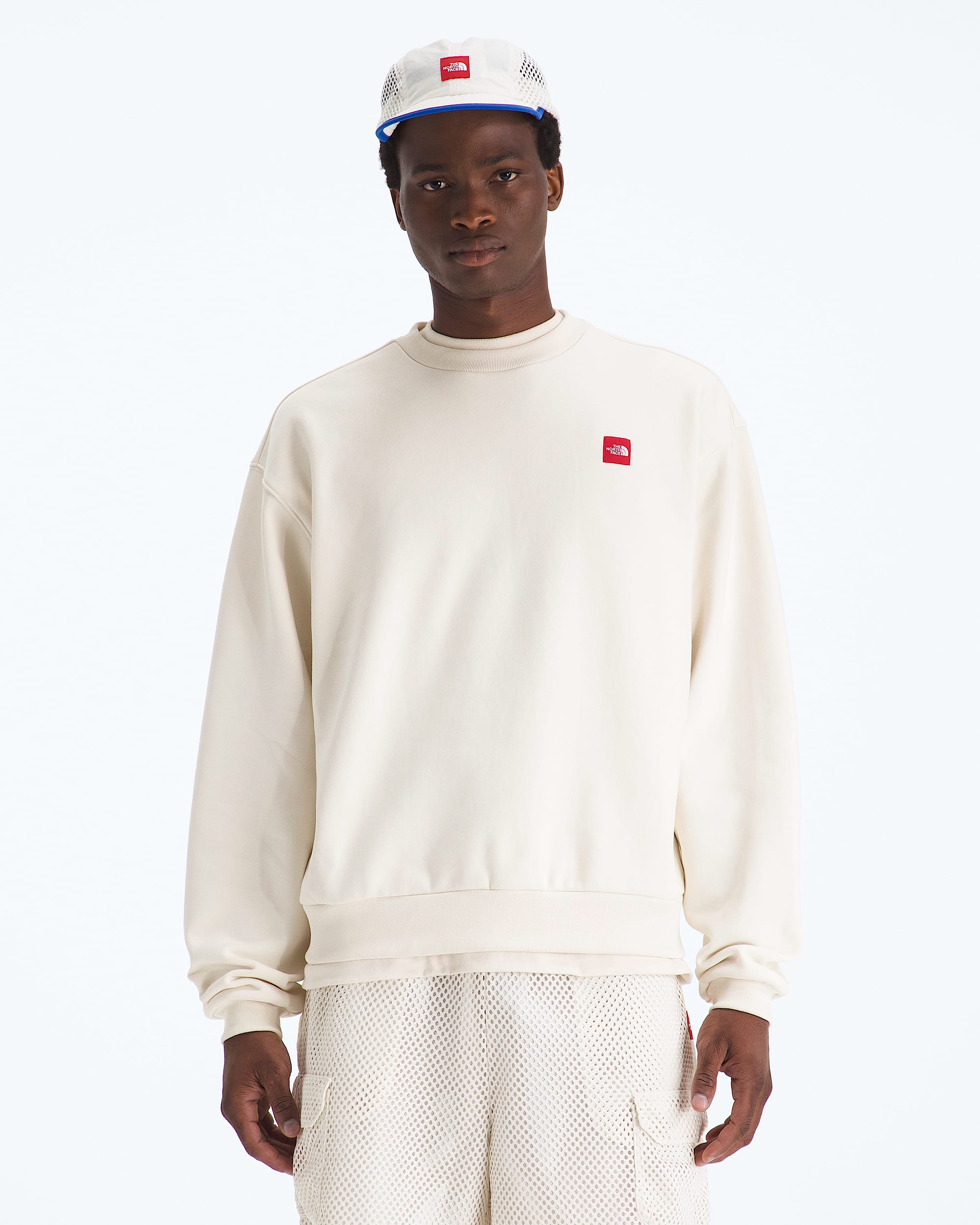 Mens TNF Red Box Crew TNF HERO