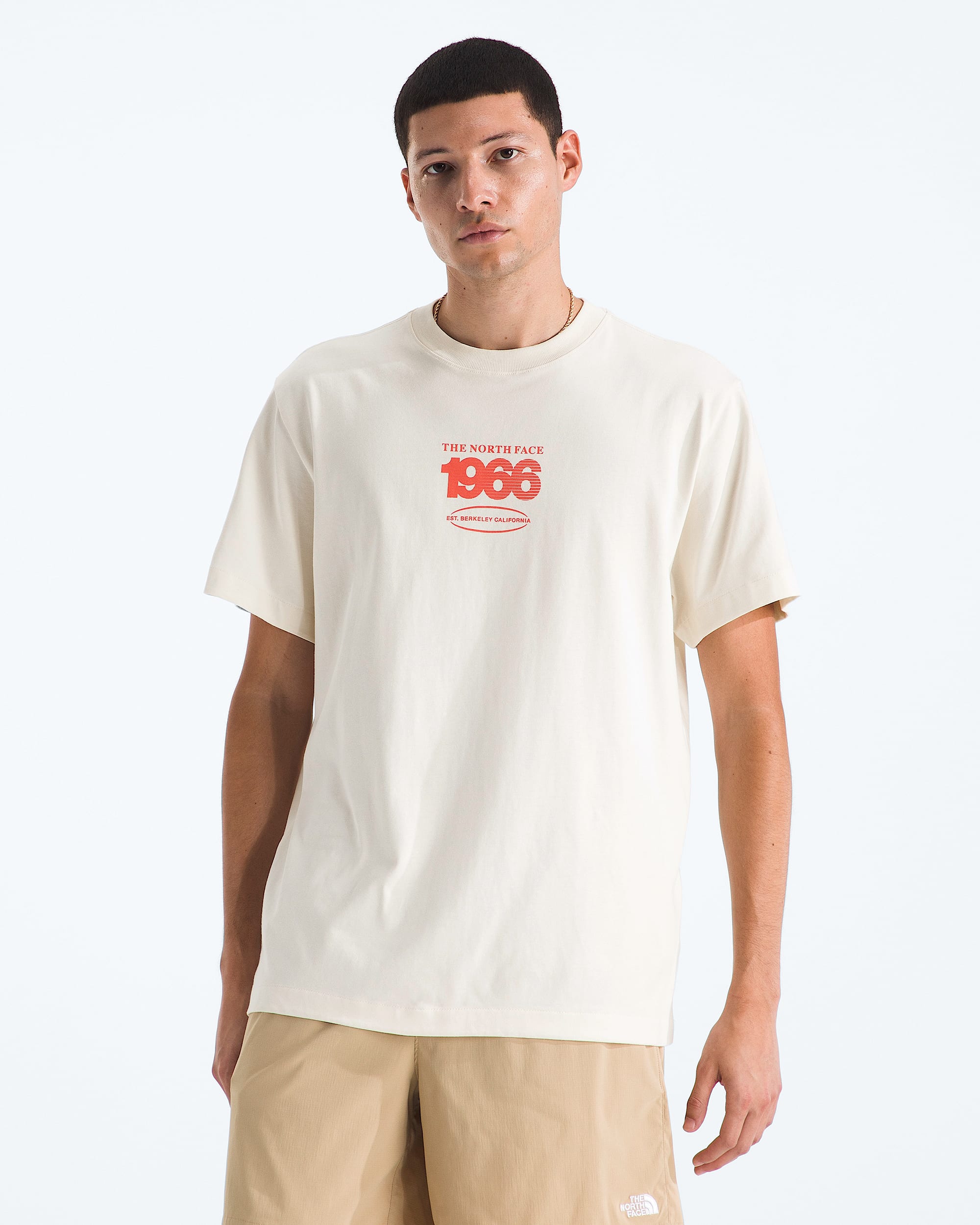 Mens Track Relaxed ShortSleeve TeeGraphic TNF Main