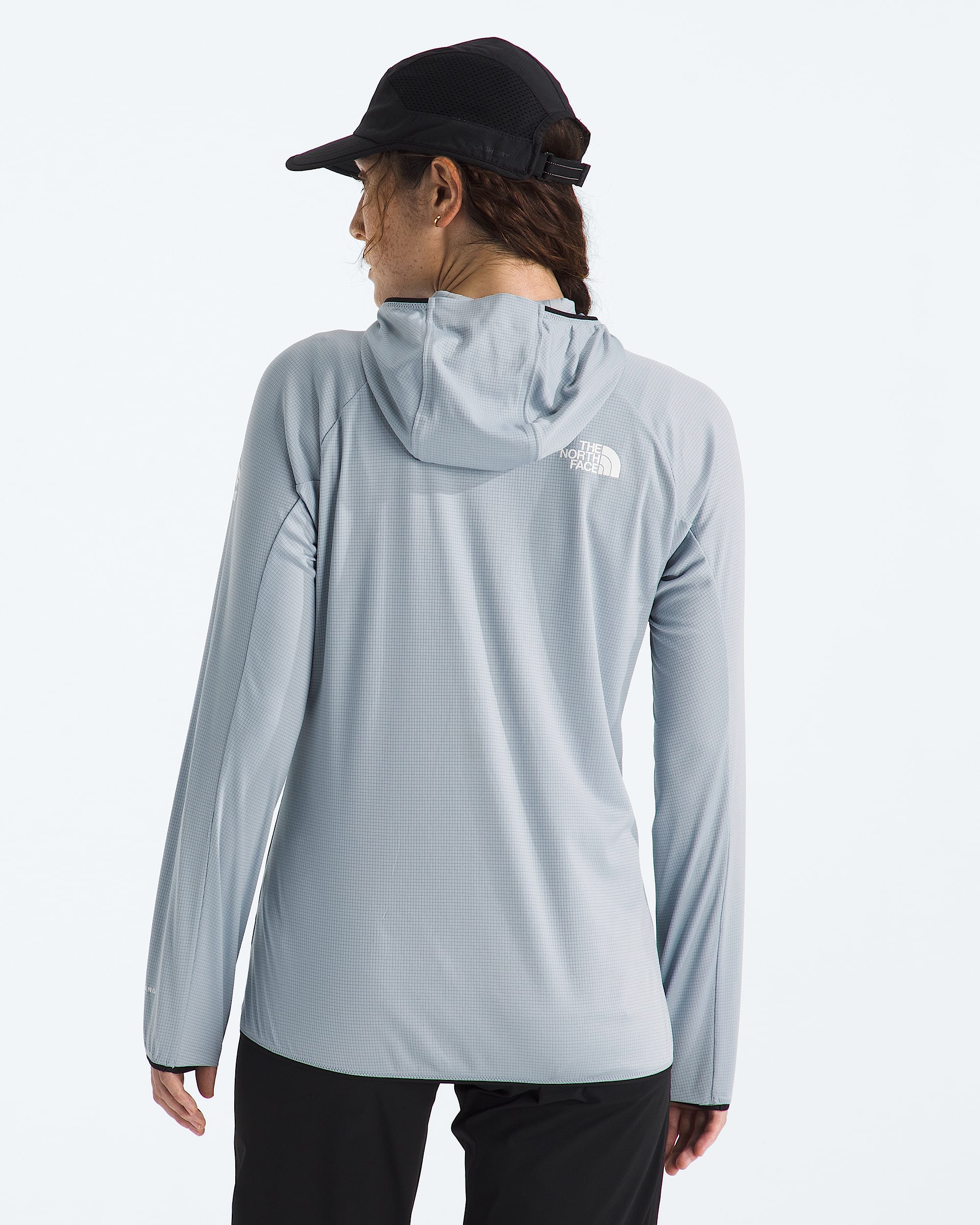 Womens Summit Series Direct Sun Hoodie TNF BACK