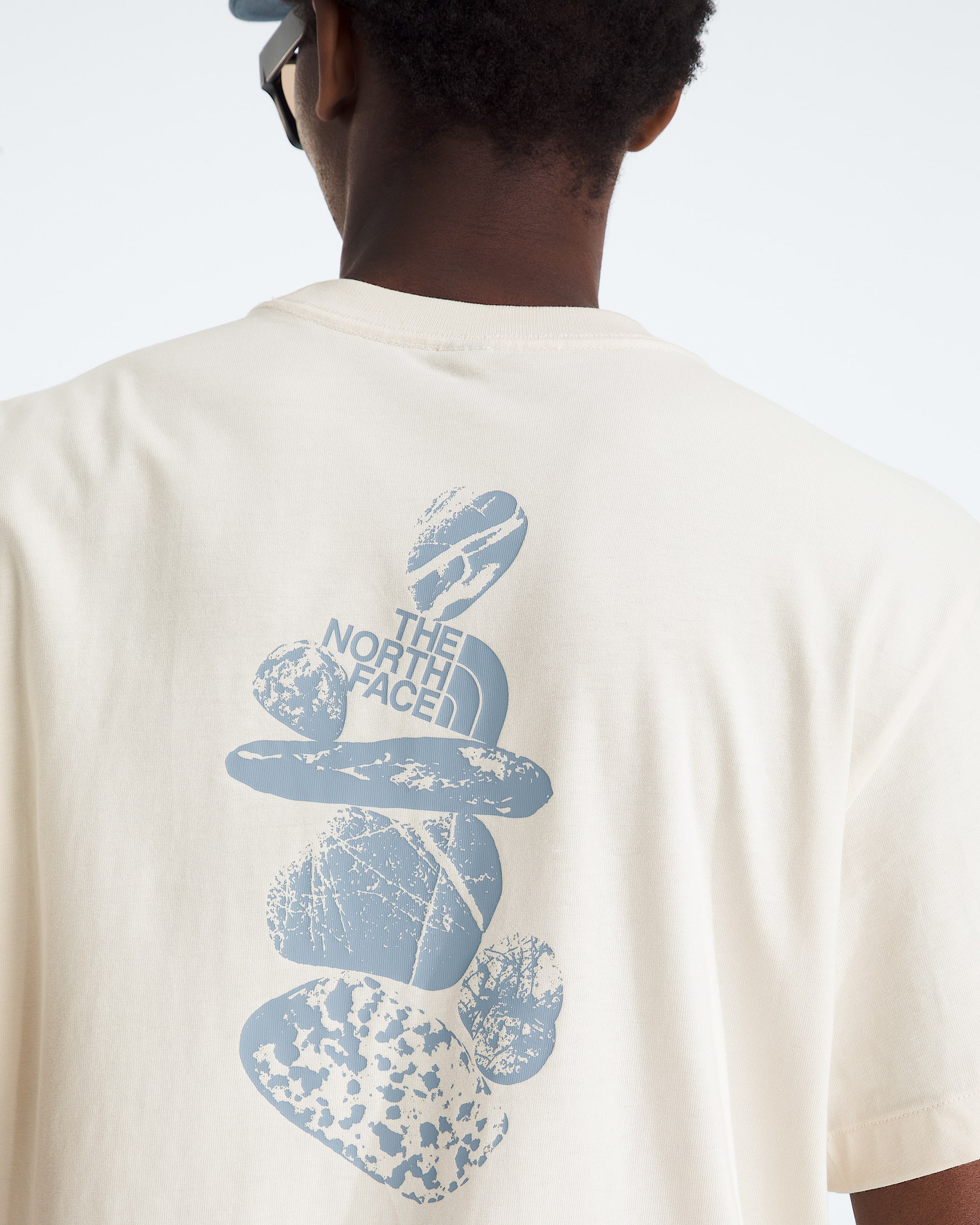 Mens Stones Relaxed ShortSleeve TeeGraphic TNF HERO2