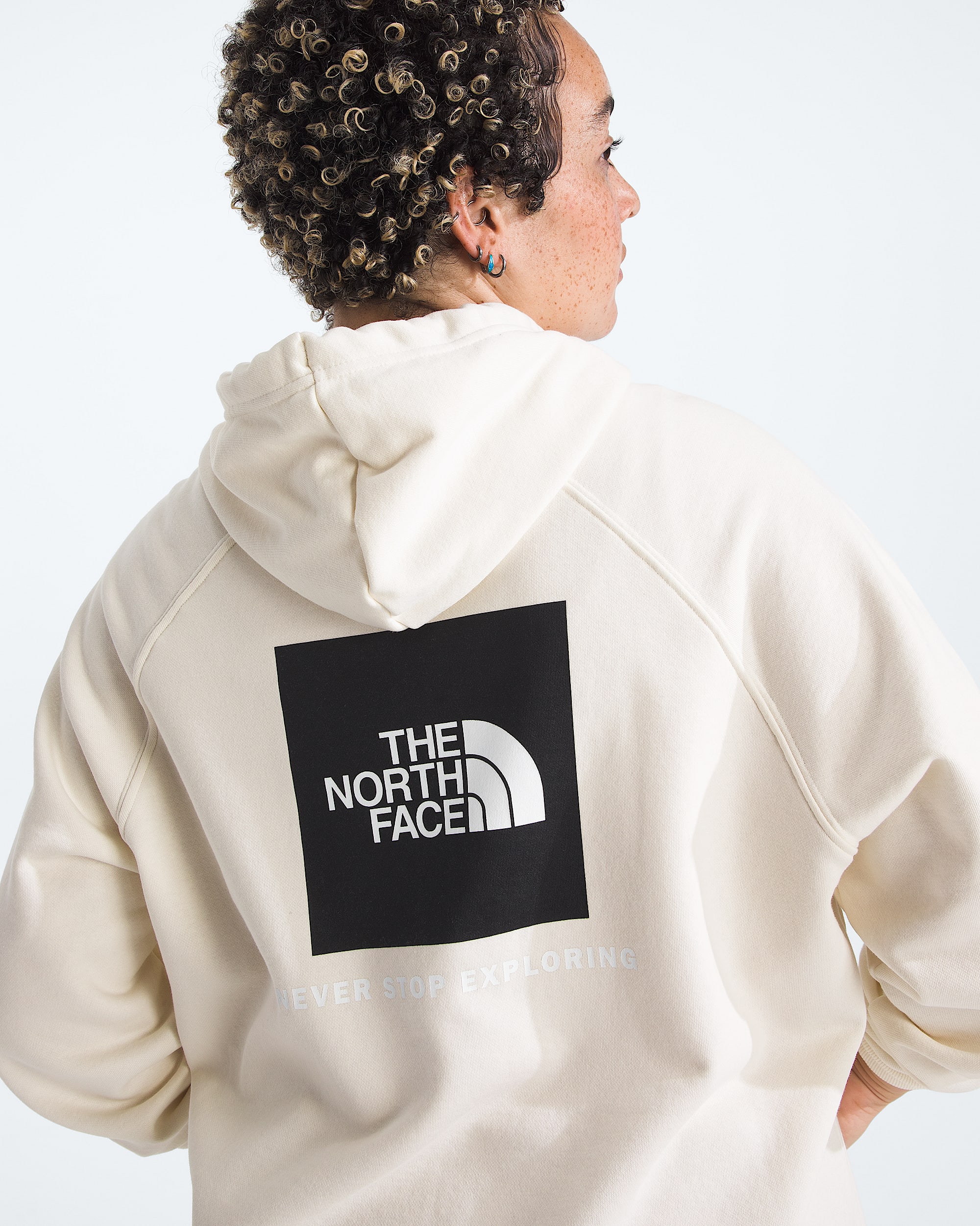 Womens Plus Evolution Box NSE Regular Hoodie TNF HERO2