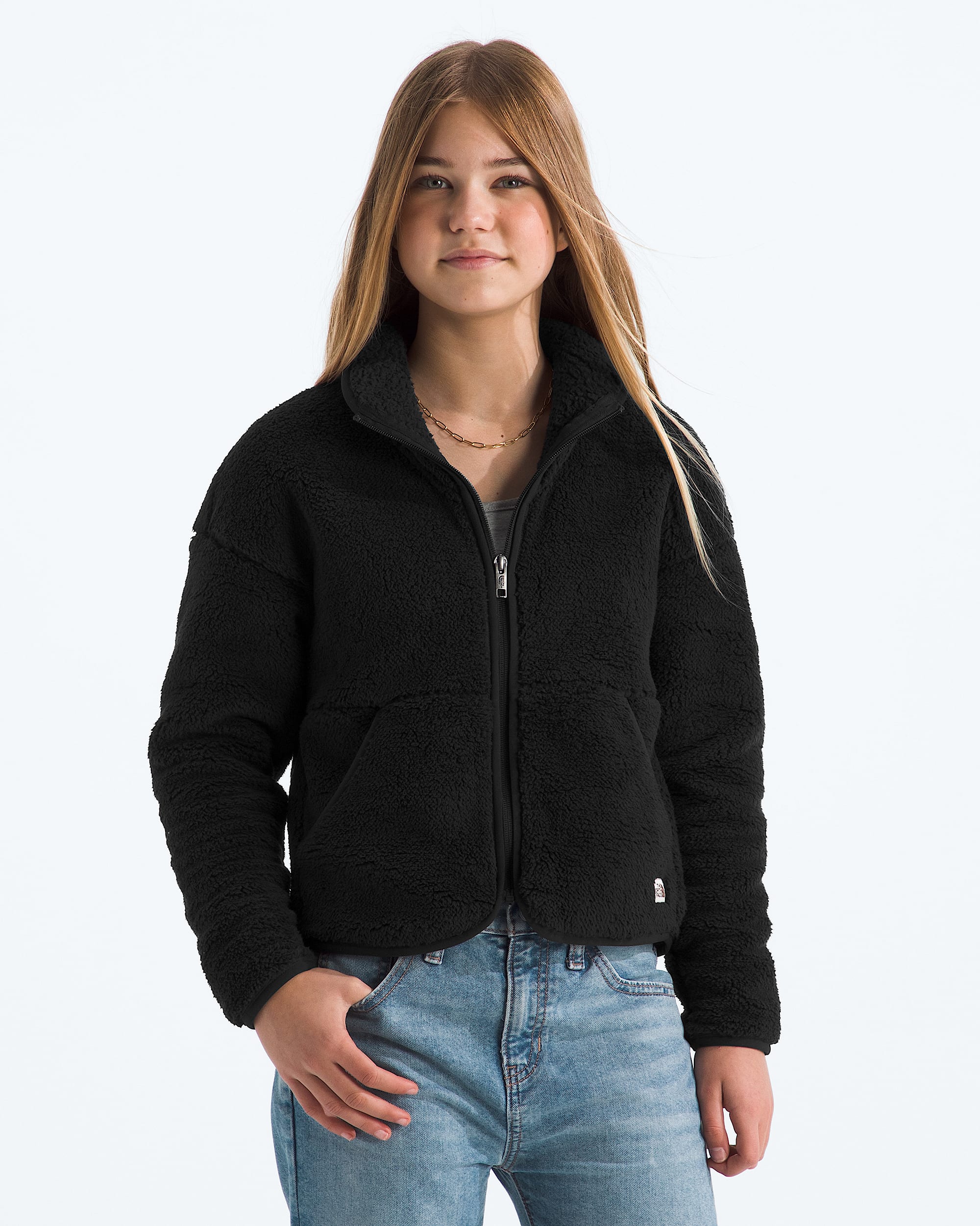 Girls Cabin Fleece FullZip Jacket TNF Main