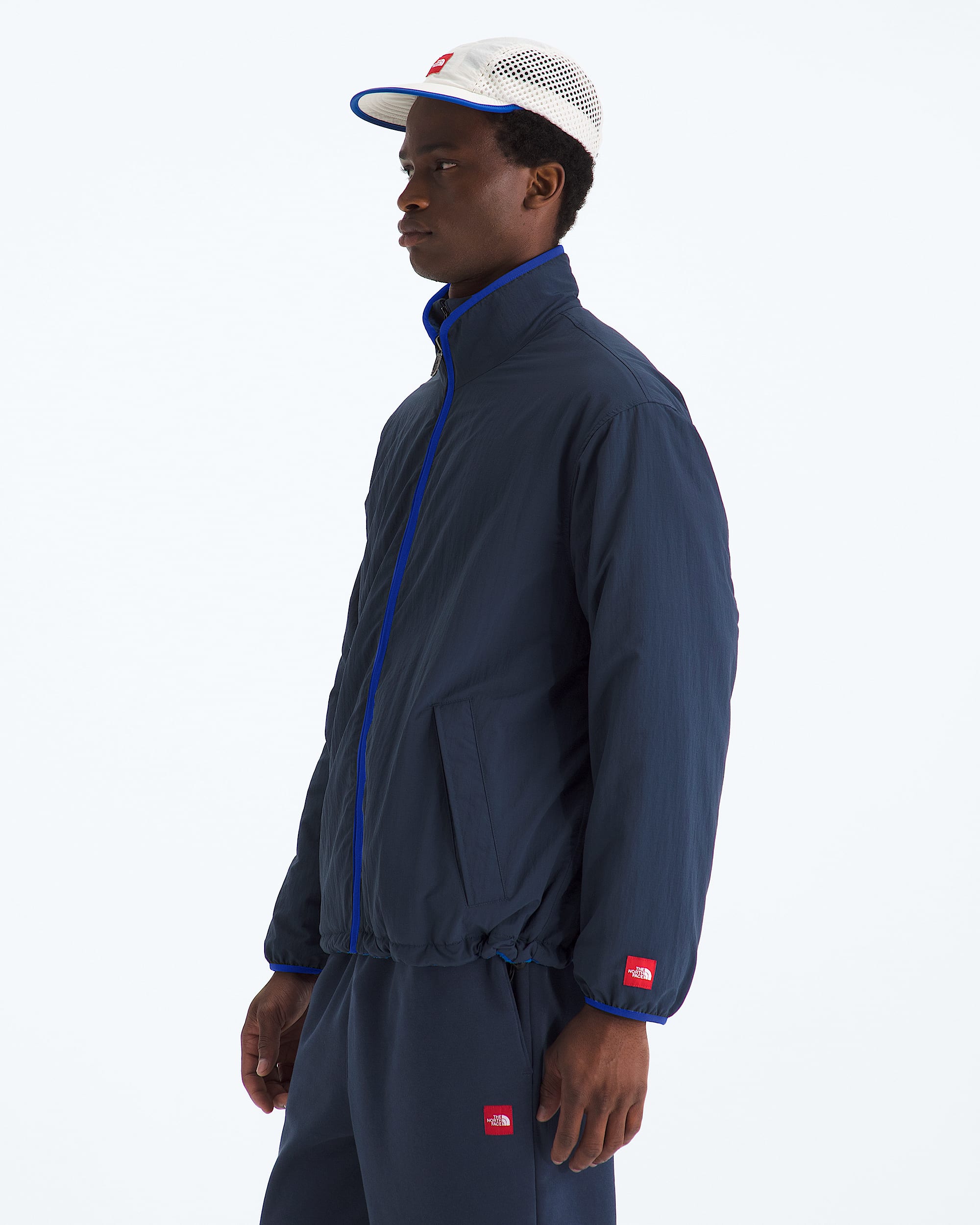 TNF Red Box Reversible Fleece Jacket TNF MODEL34