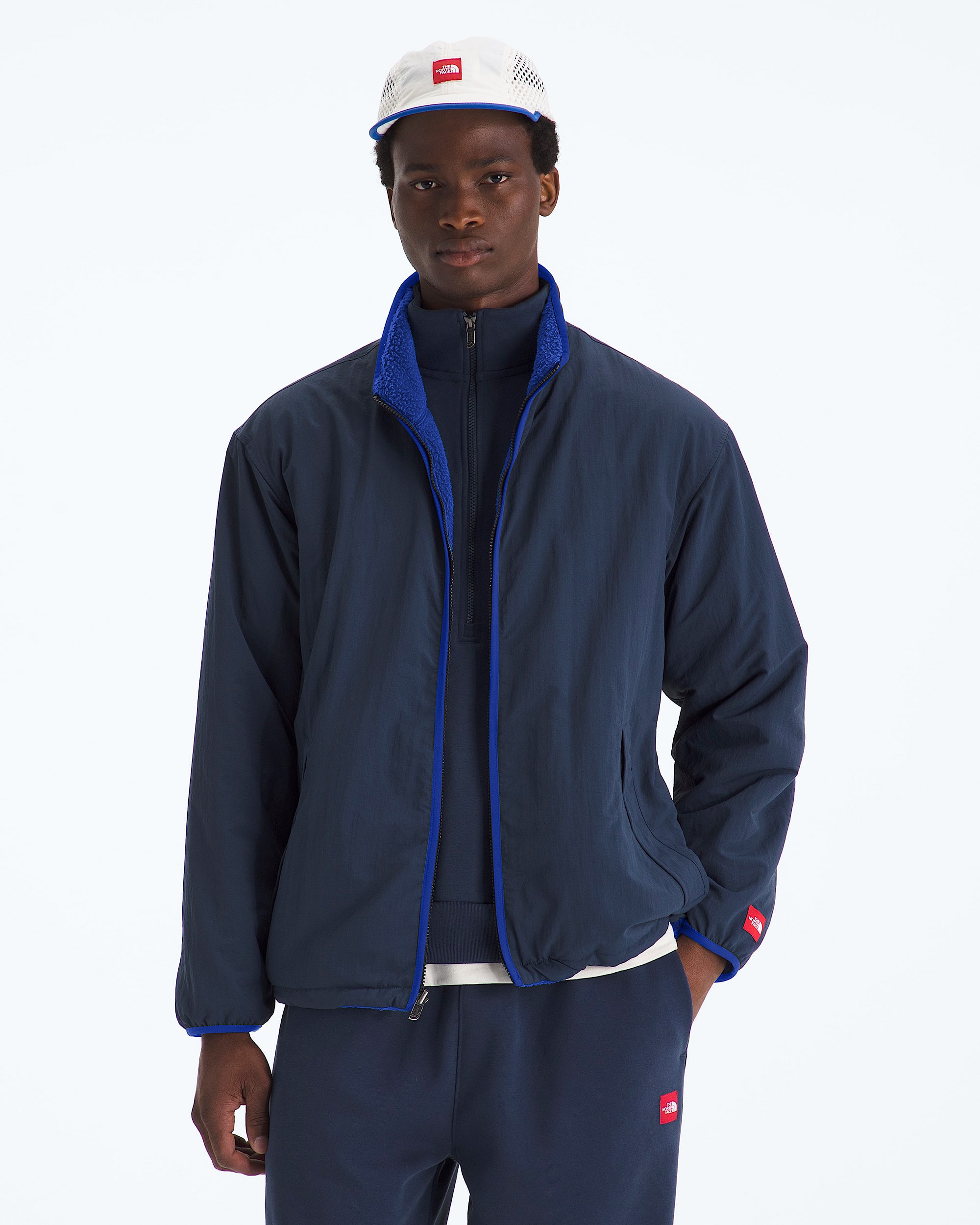 TNF Red Box Reversible Fleece Jacket TNF ALT3