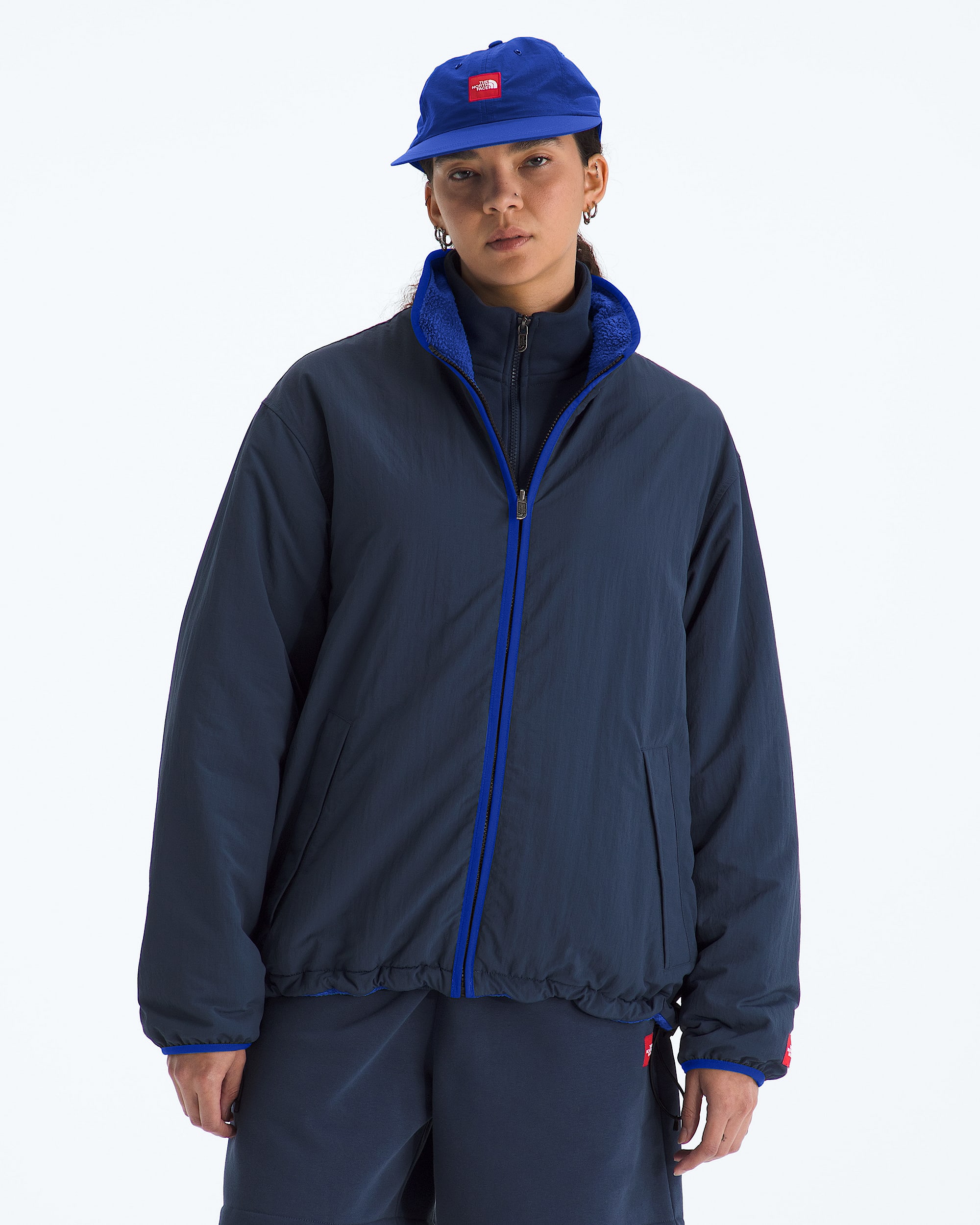 TNF Red Box Reversible Fleece Jacket TNF HERO3