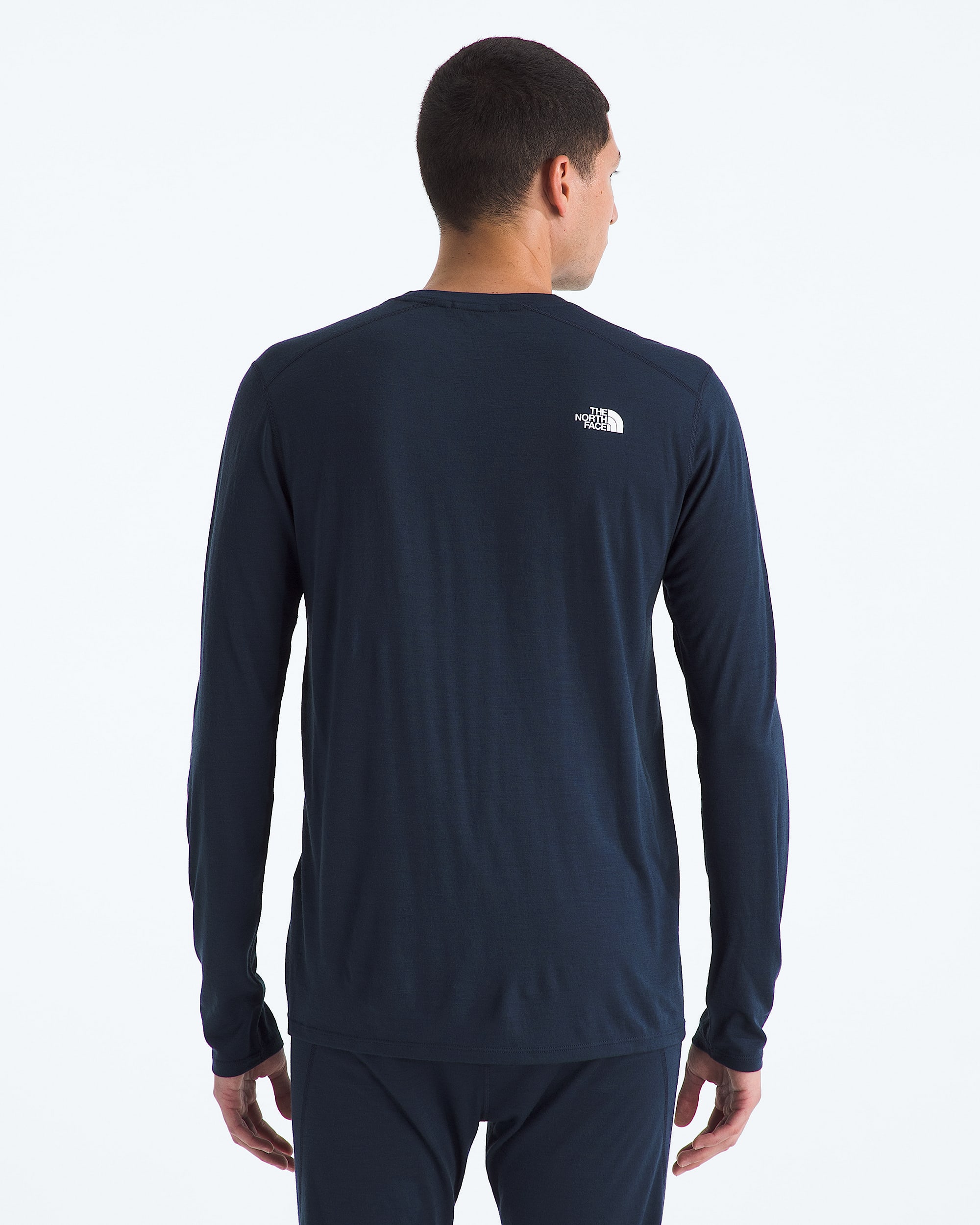 Tshirt  manches longues TNF X Smartwool 150 en mlange de mrinos pour hommes TNF BACK