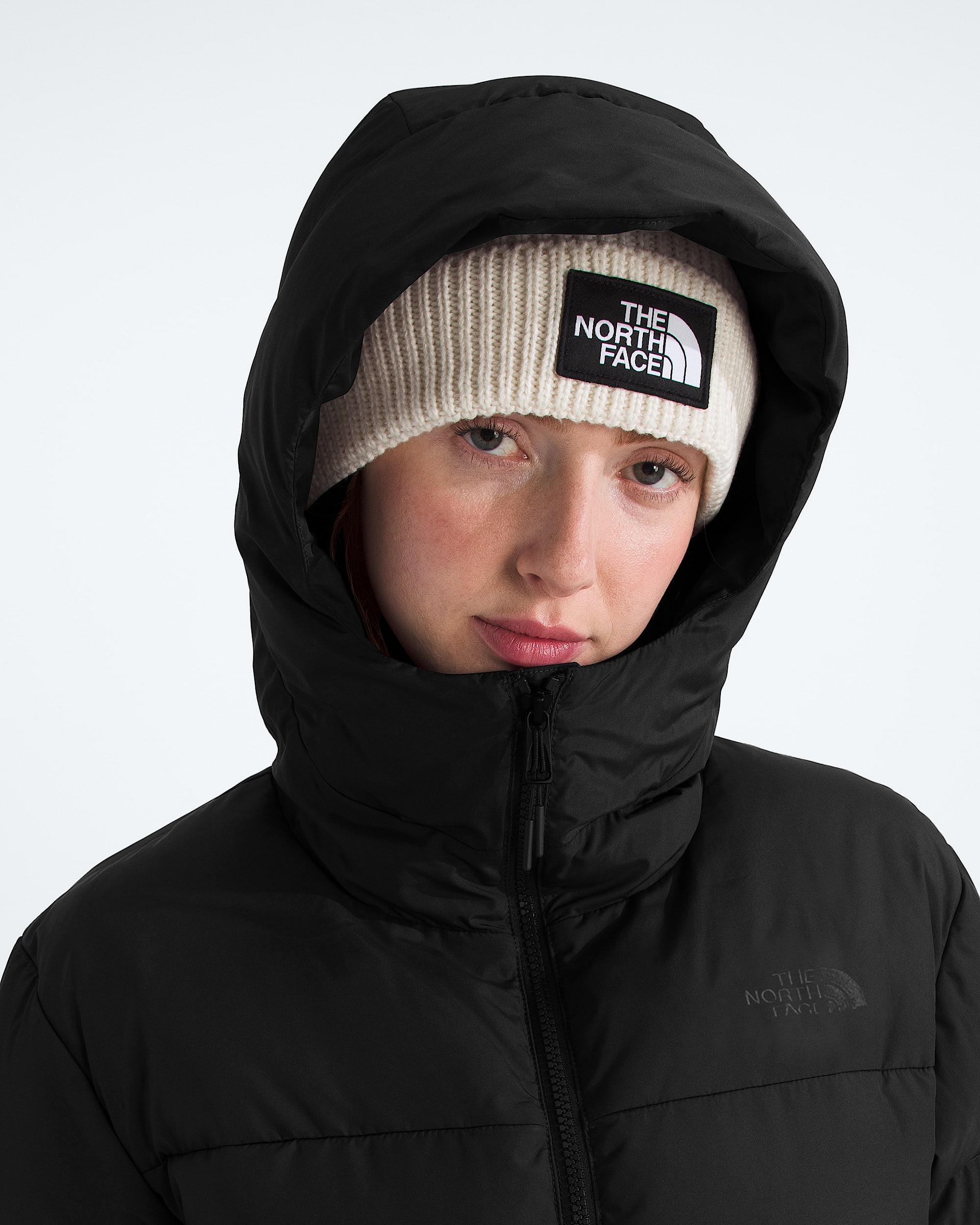 Womens Explore Farther Parka TNF MODELHOOD2