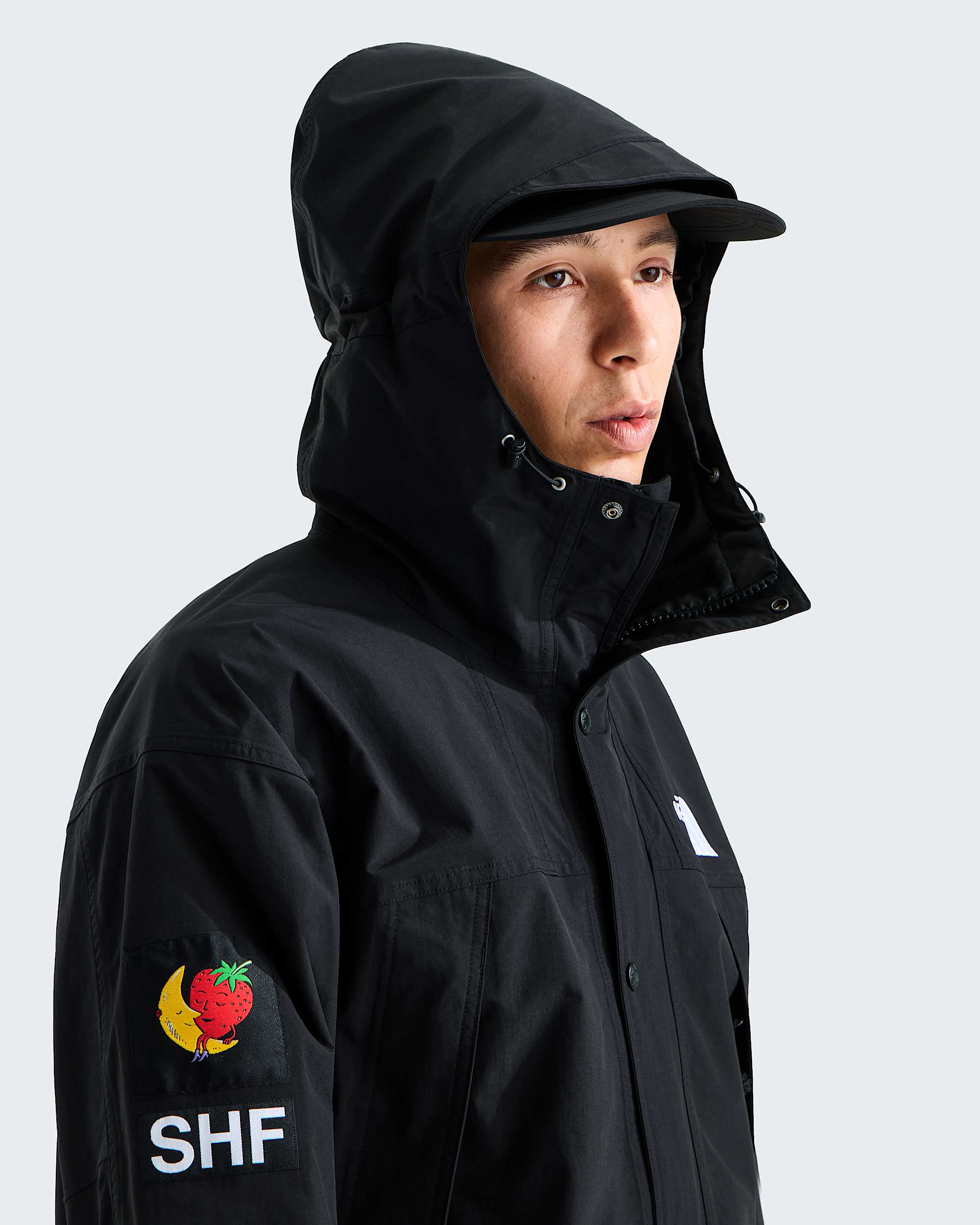 TNF x Sky High Farm Goods Mountain Jacket TNF MODELHOOD2
