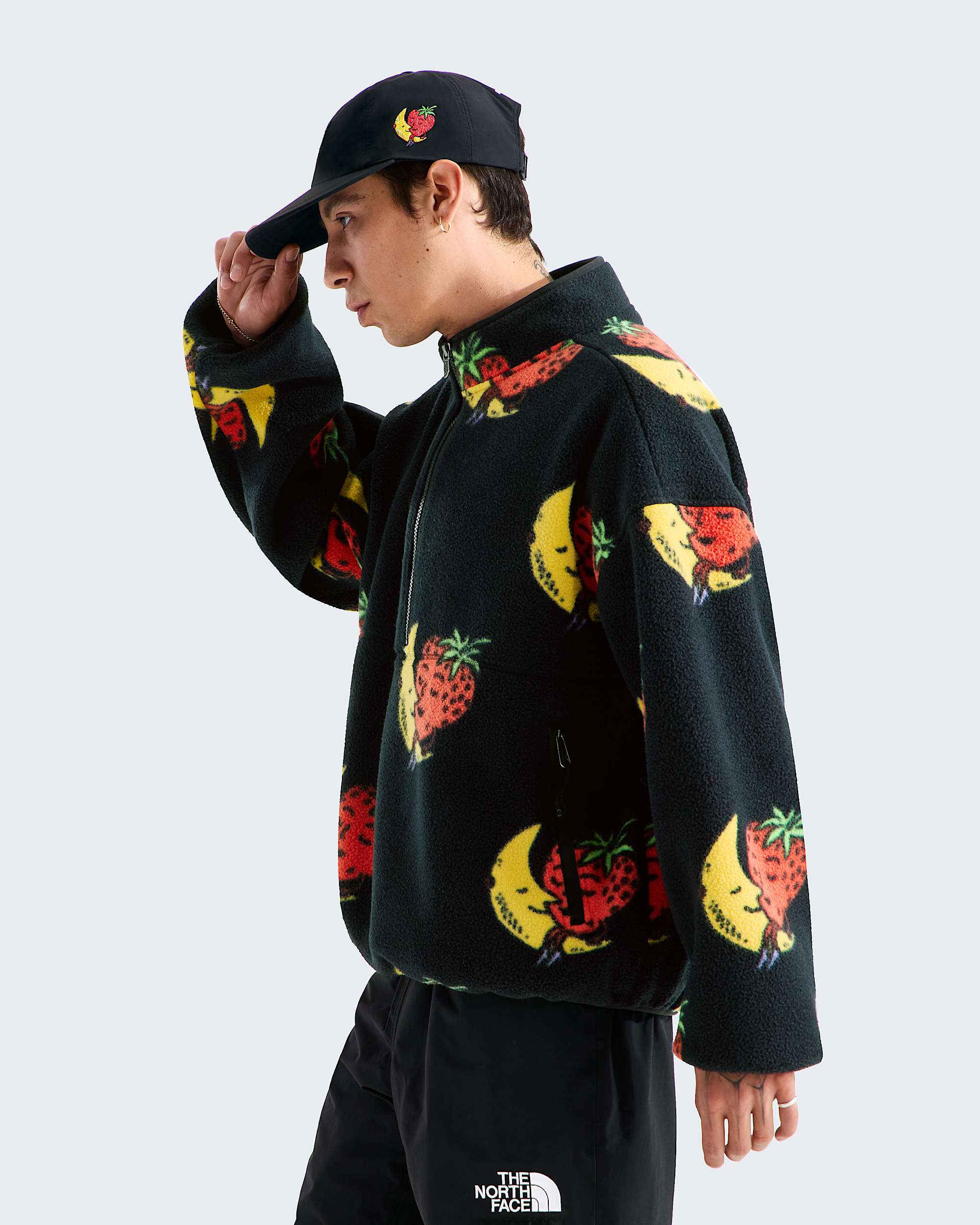 TNF x Sky High Farm Goods Fleece Zip TNF MODEL34