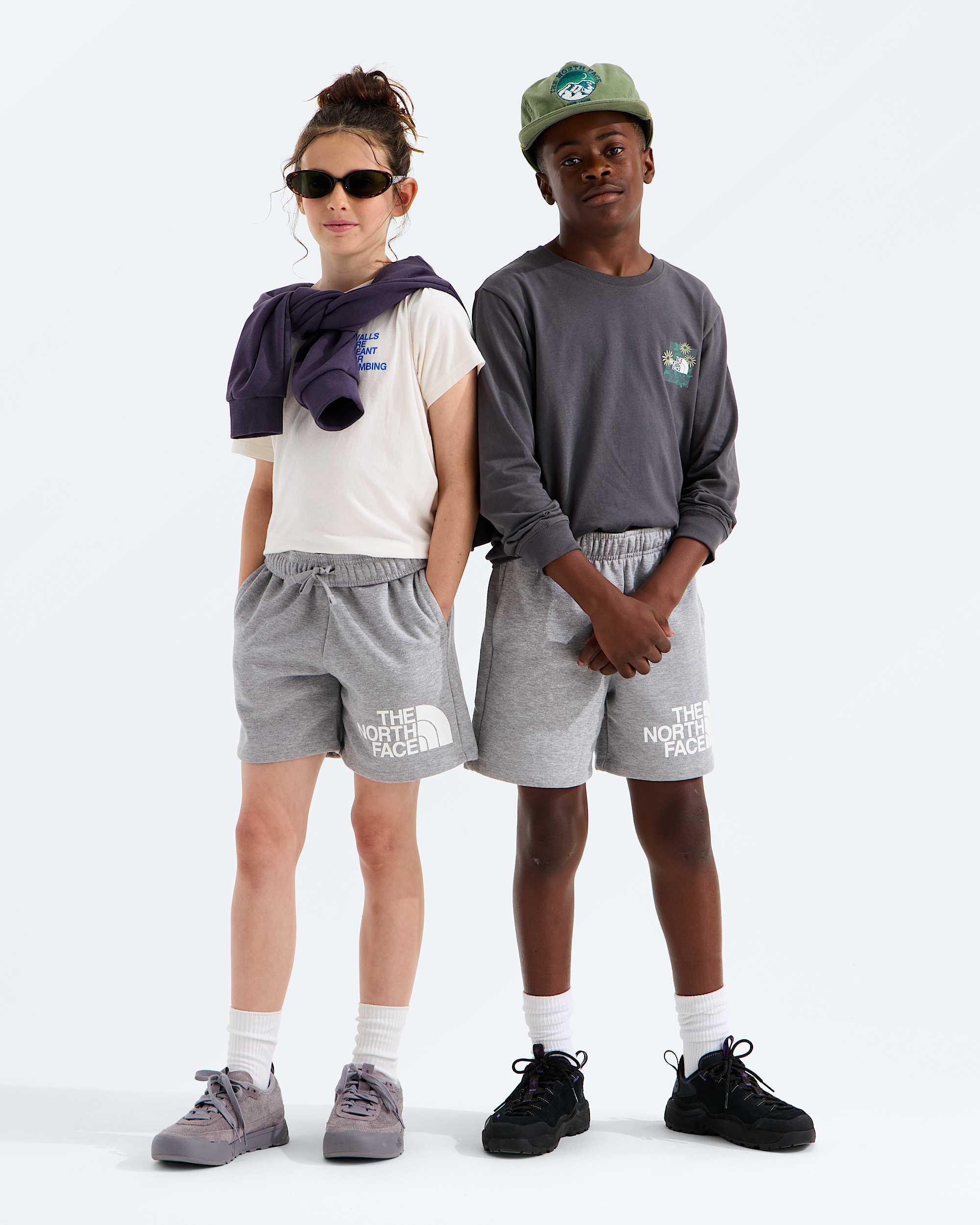 Boys  Girls Evolution Half Dome Shorts TNF Main