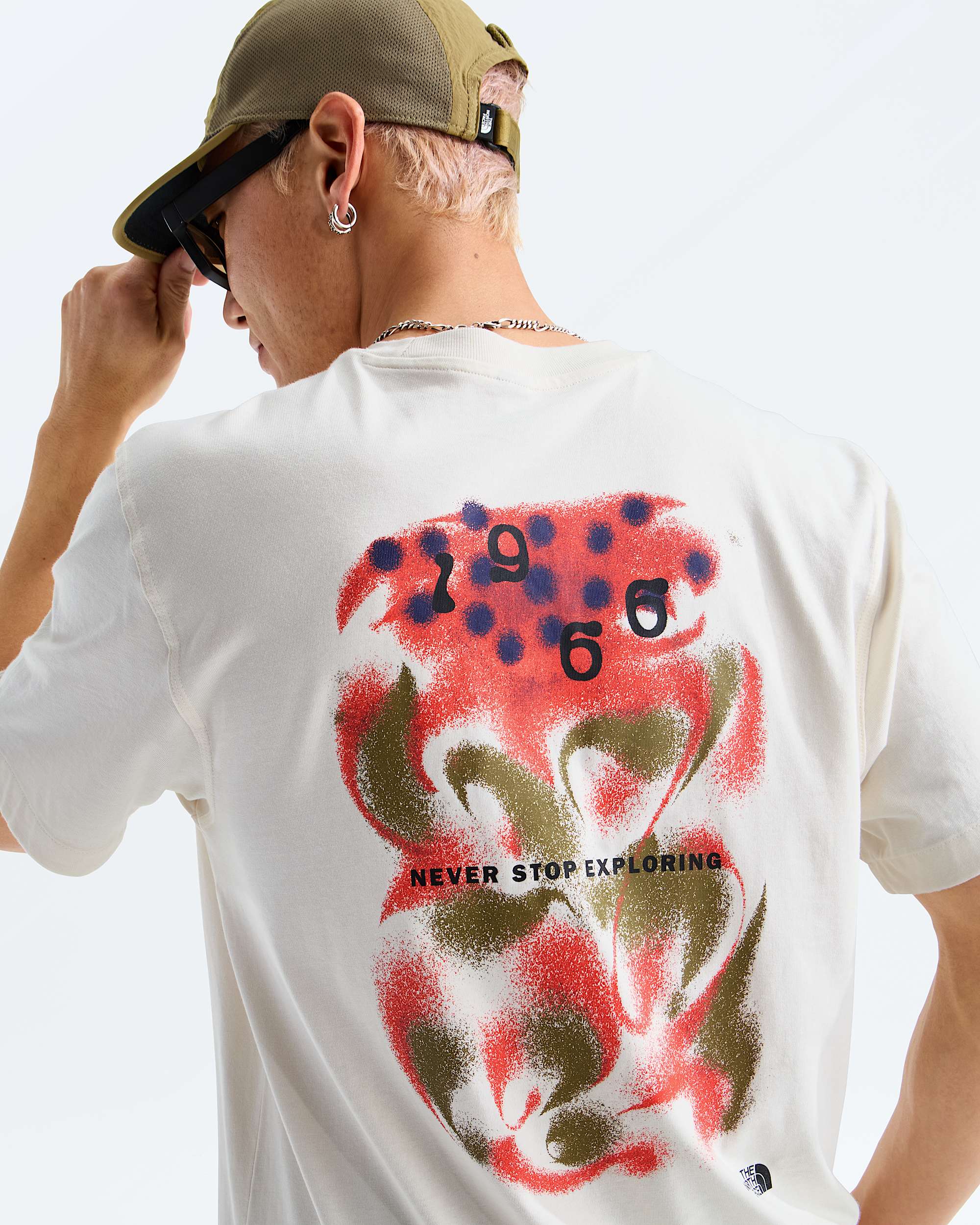 Mens 1966 Motion Relaxed ShortSleeve TeeGraphic TNF HERO2