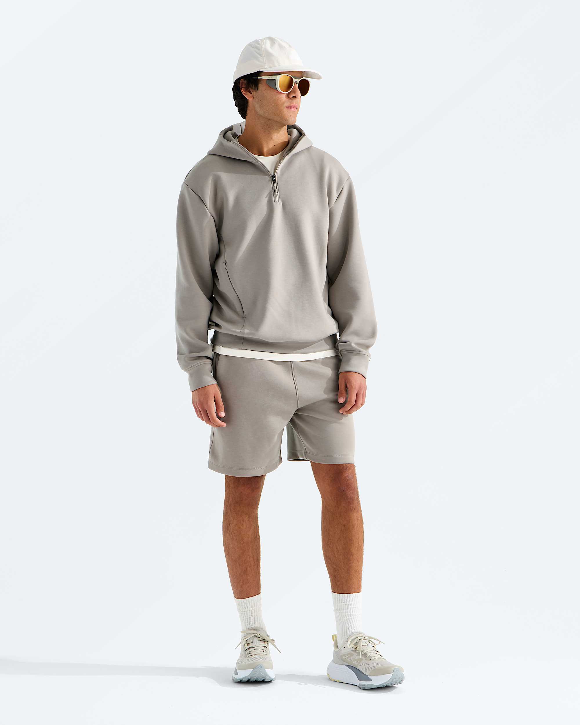 Chandail  capuchon  glissire un quart Dynamic pour hommes TNF HERO2
