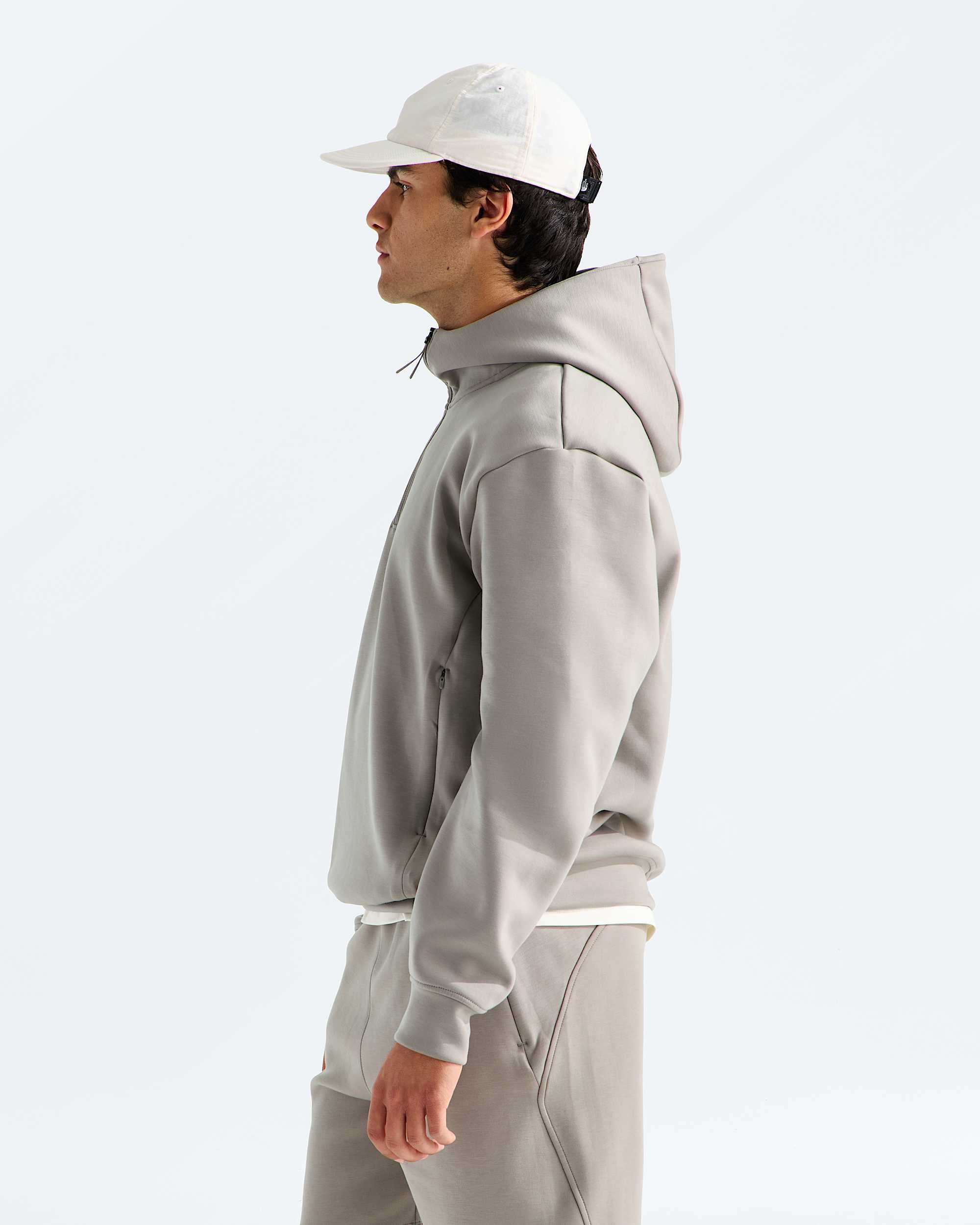 Chandail  capuchon  glissire un quart Dynamic pour hommes TNF MODEL34