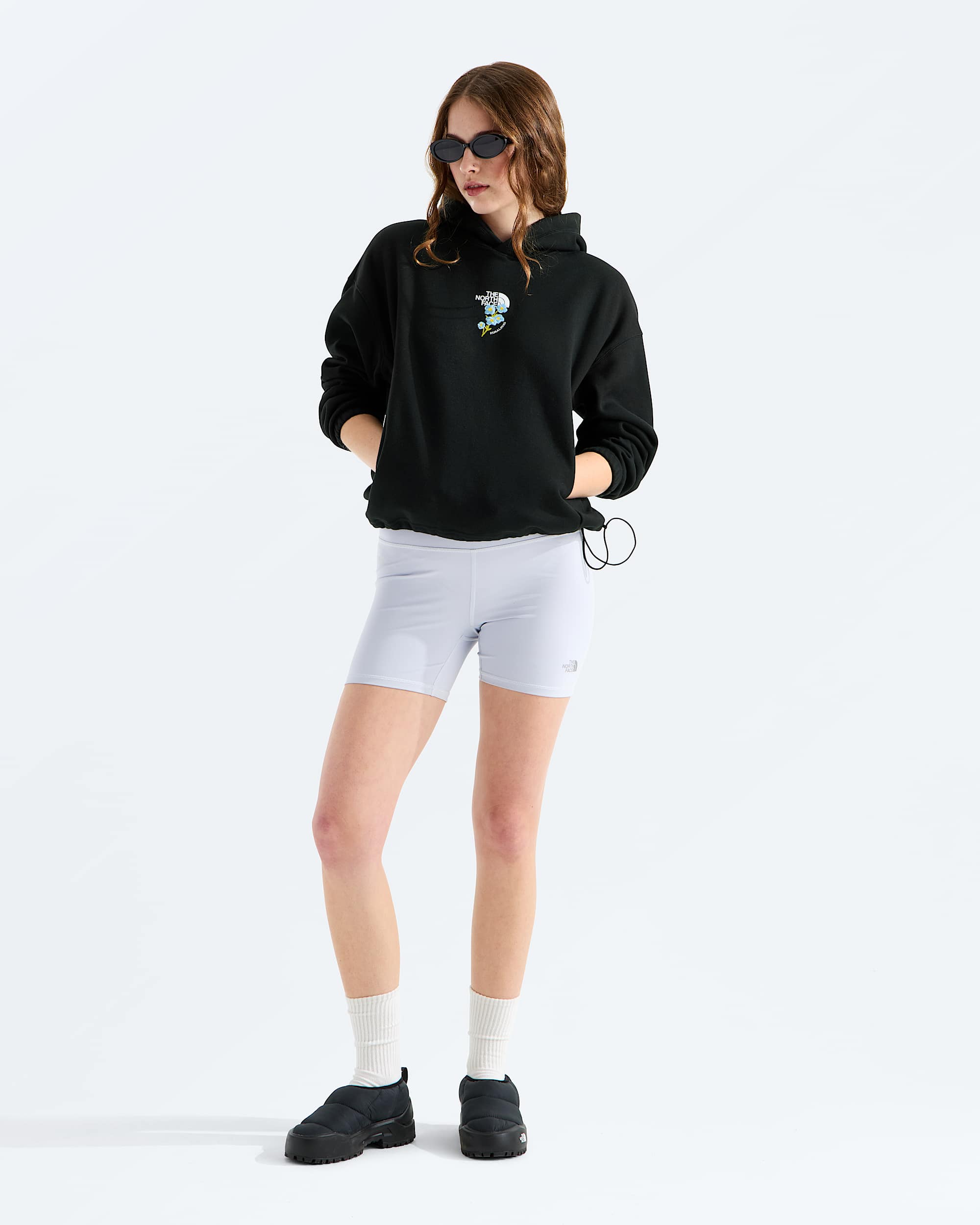 Chandail  capuchon Places We Love pour femmes pavot bleu de lHimalaya TNF HERO2