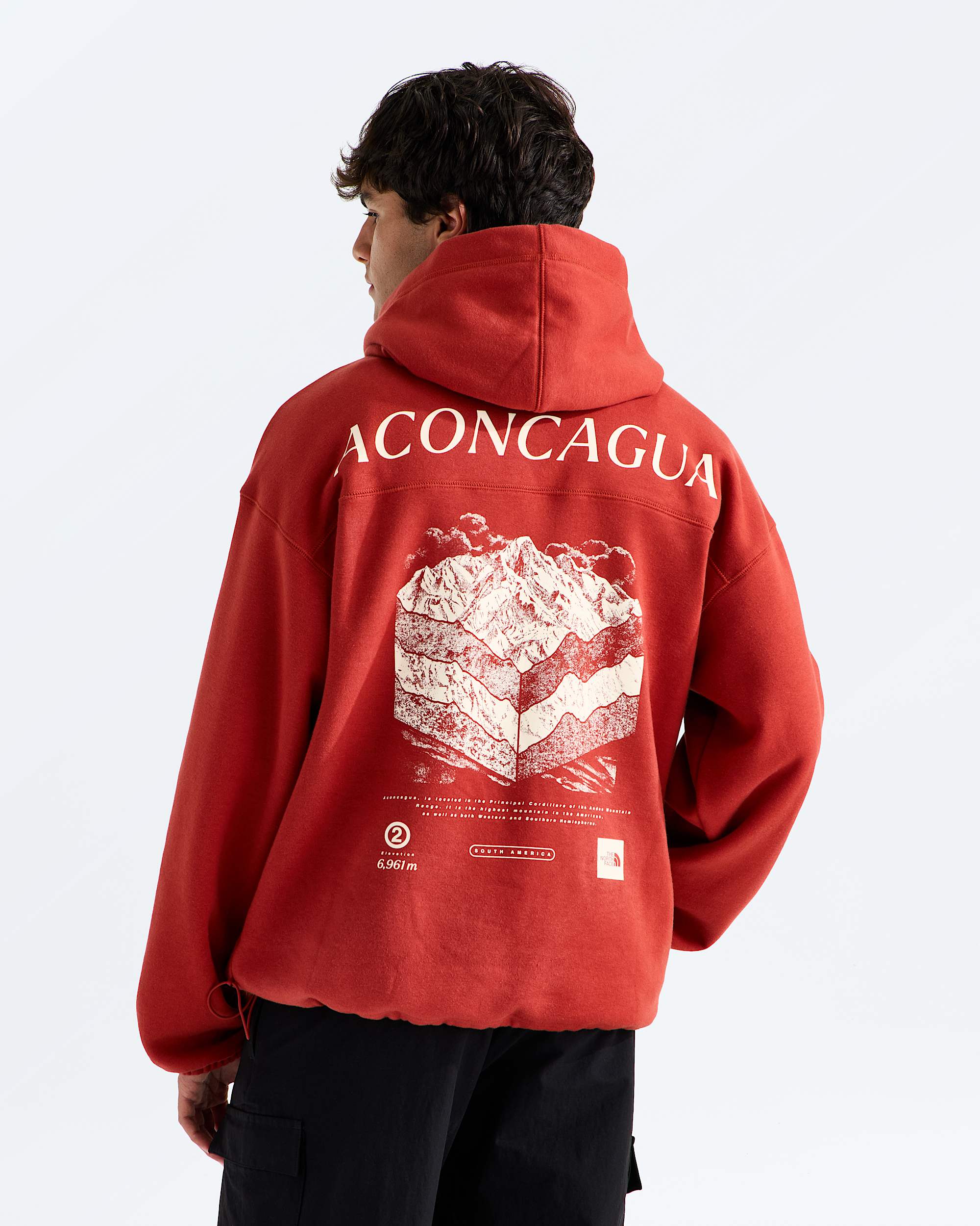 Mens Places We Love HoodieAconcagua TNF BACK