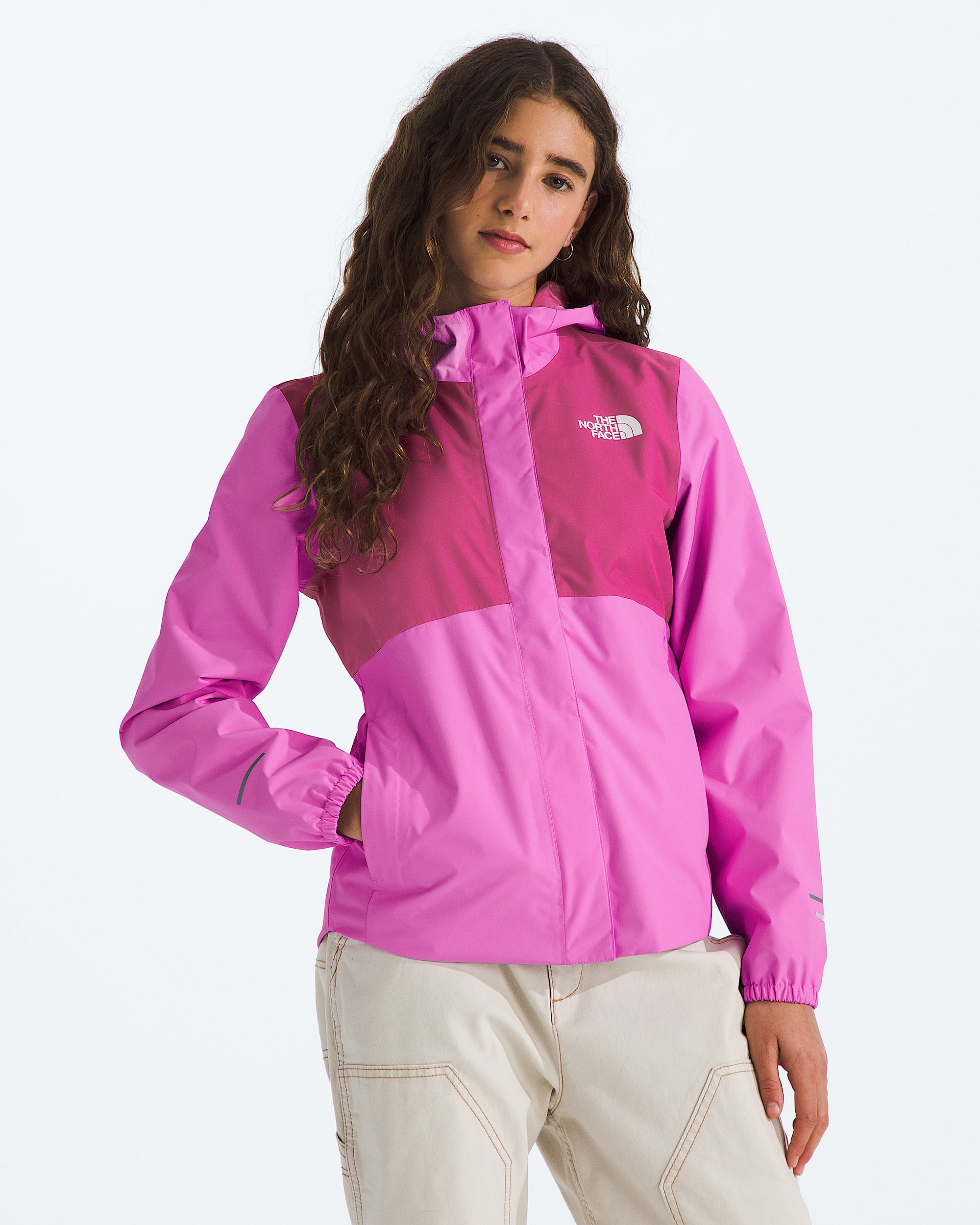 Girls Antora Rain Jacket TNF HERO