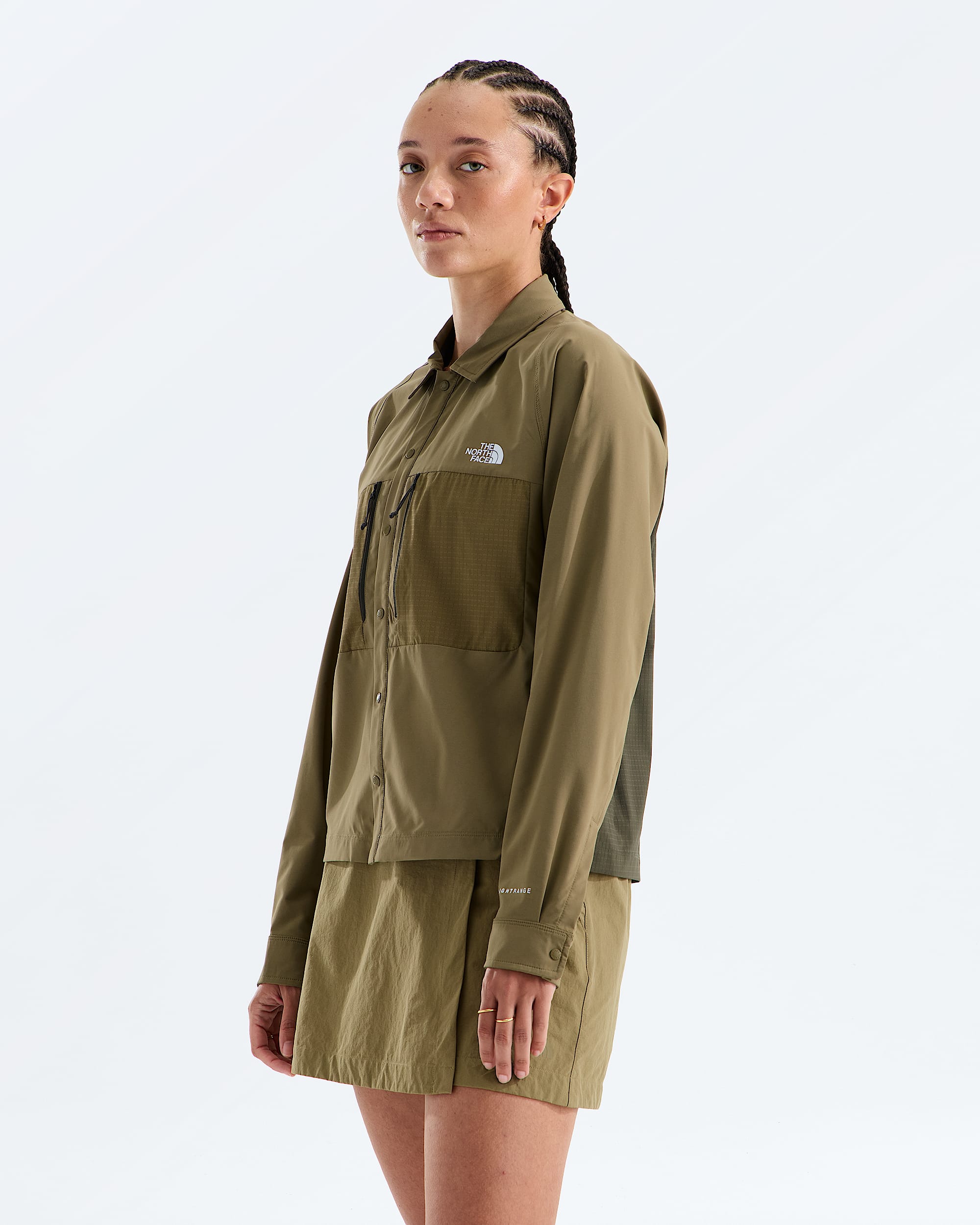 Womens Trail LIGHTRANGE LongSleeve Shirt TNF MODEL34