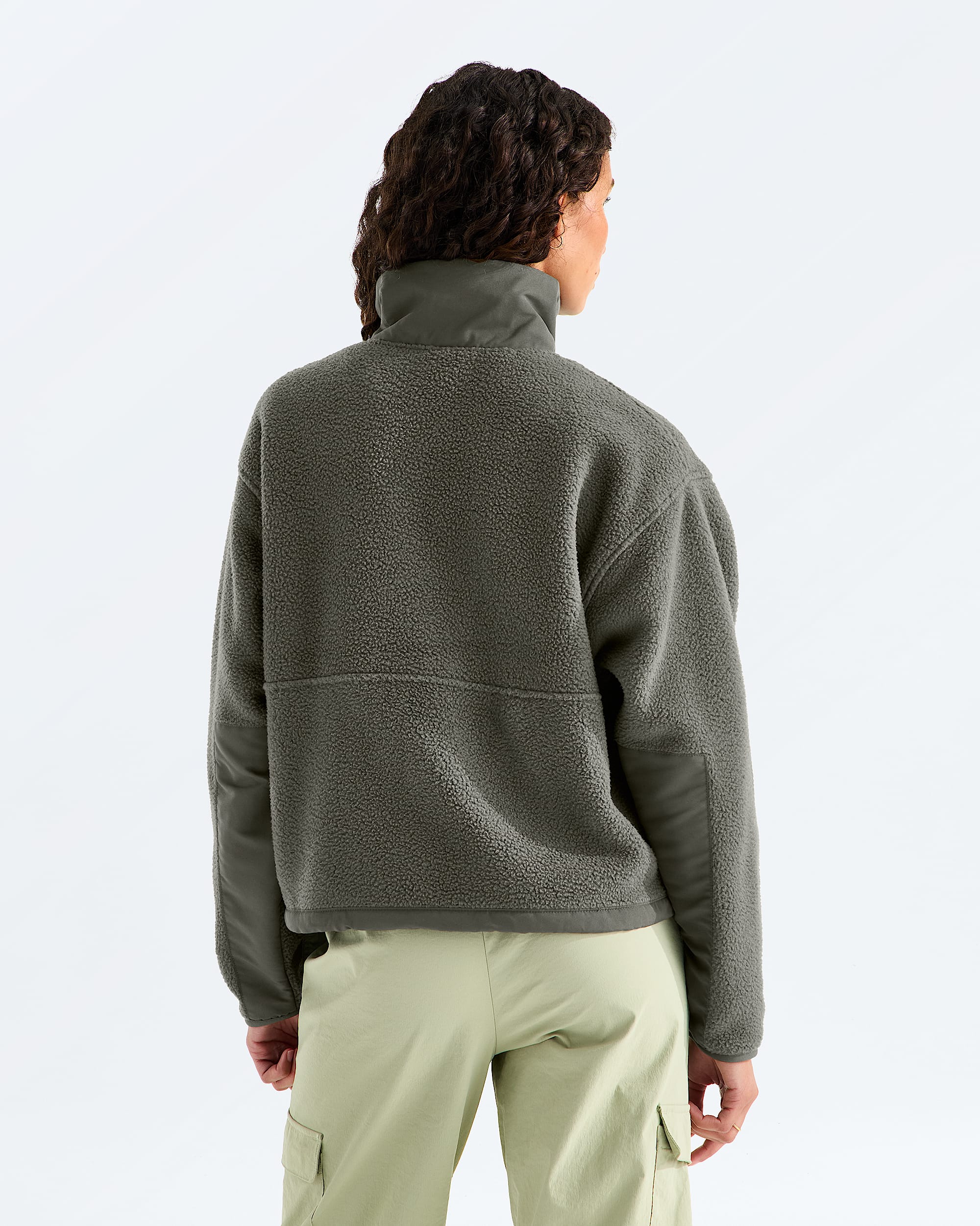 Womens Yumiori Off Peak Zip Jacket TNF BACK