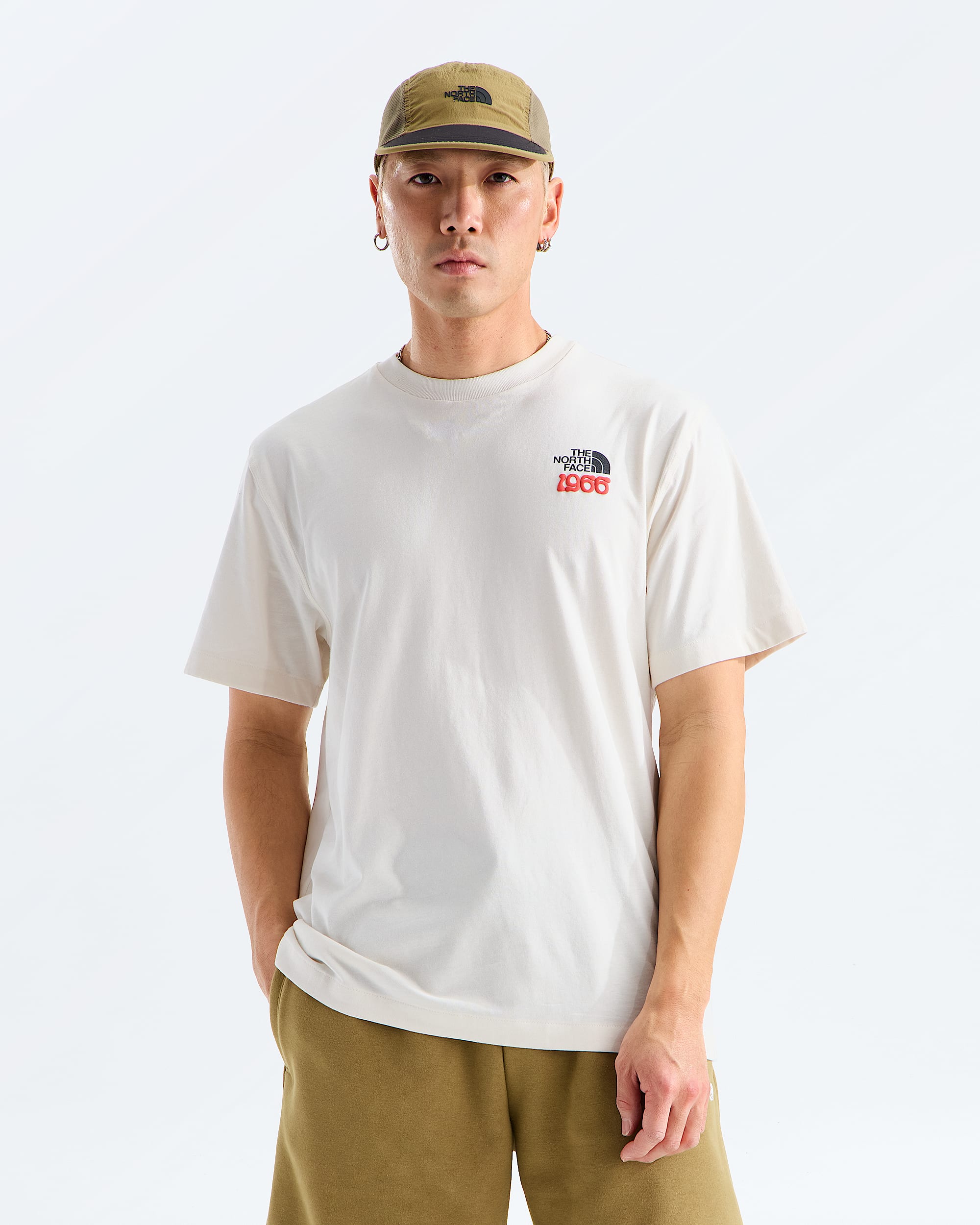 Mens 1966 Motion Relaxed ShortSleeve TeeGraphic TNF BACK