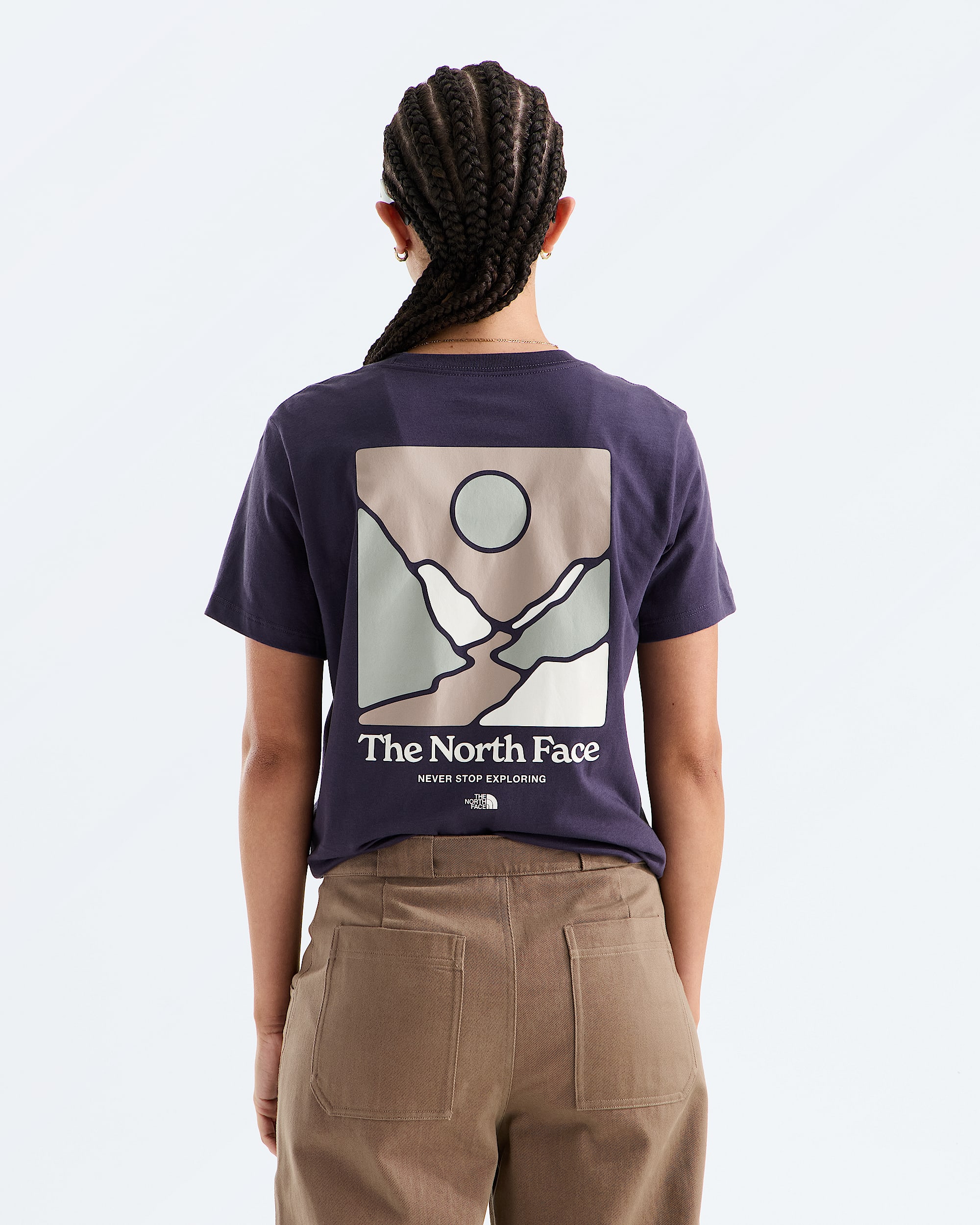 Womens Monte Reg ShortSleeve TeeGraphic TNF Main