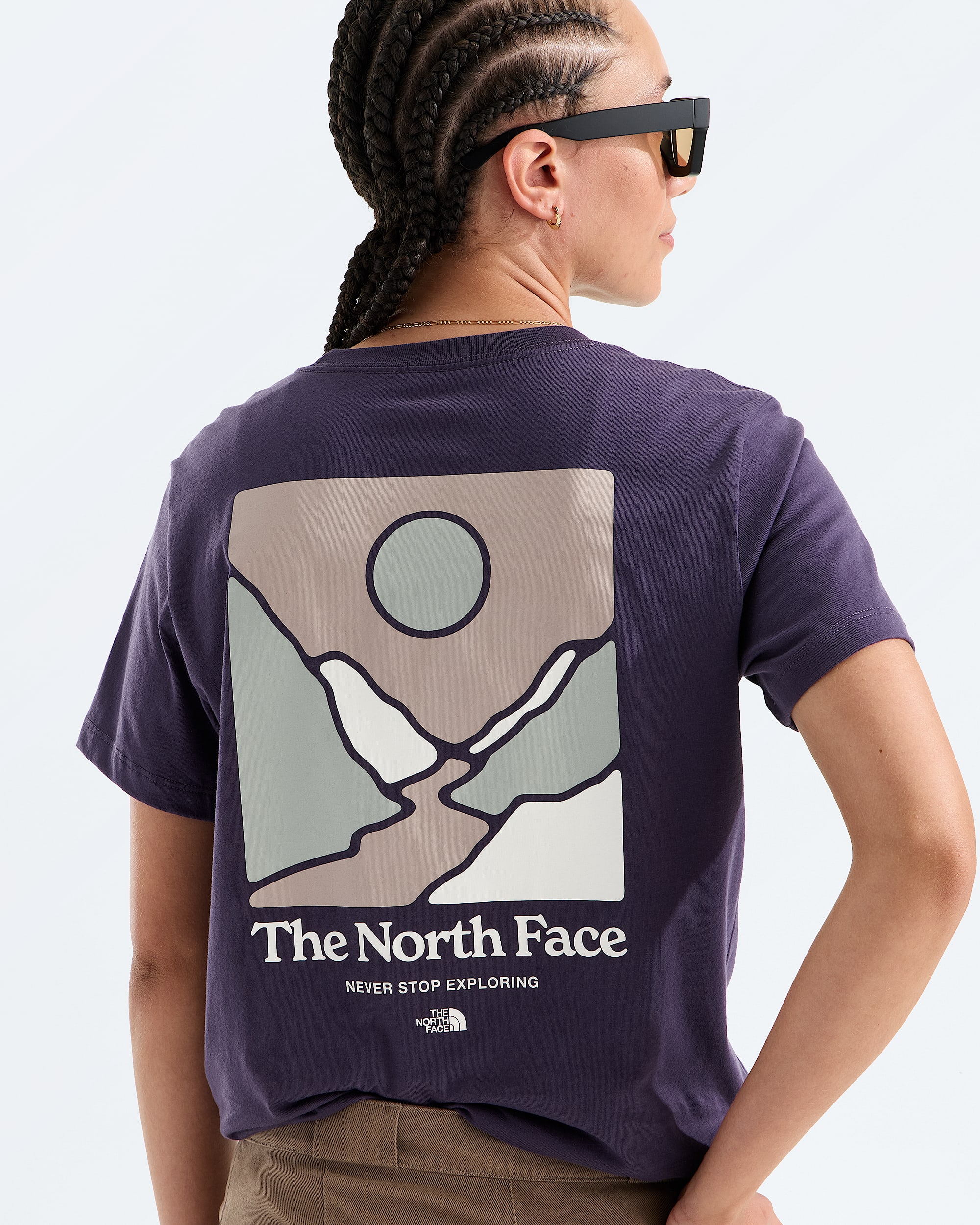 Womens Monte Reg ShortSleeve TeeGraphic TNF HERO2