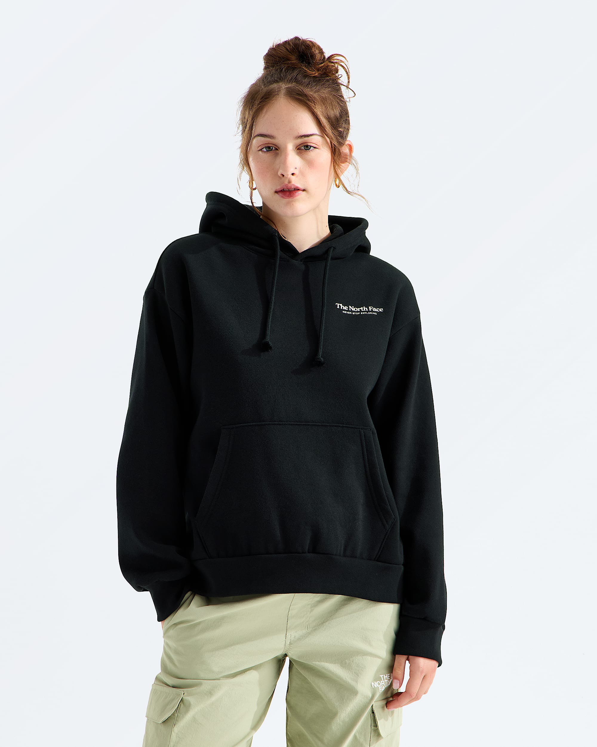 Womens Evolution Monte Oversize Hoodie TNF BACK