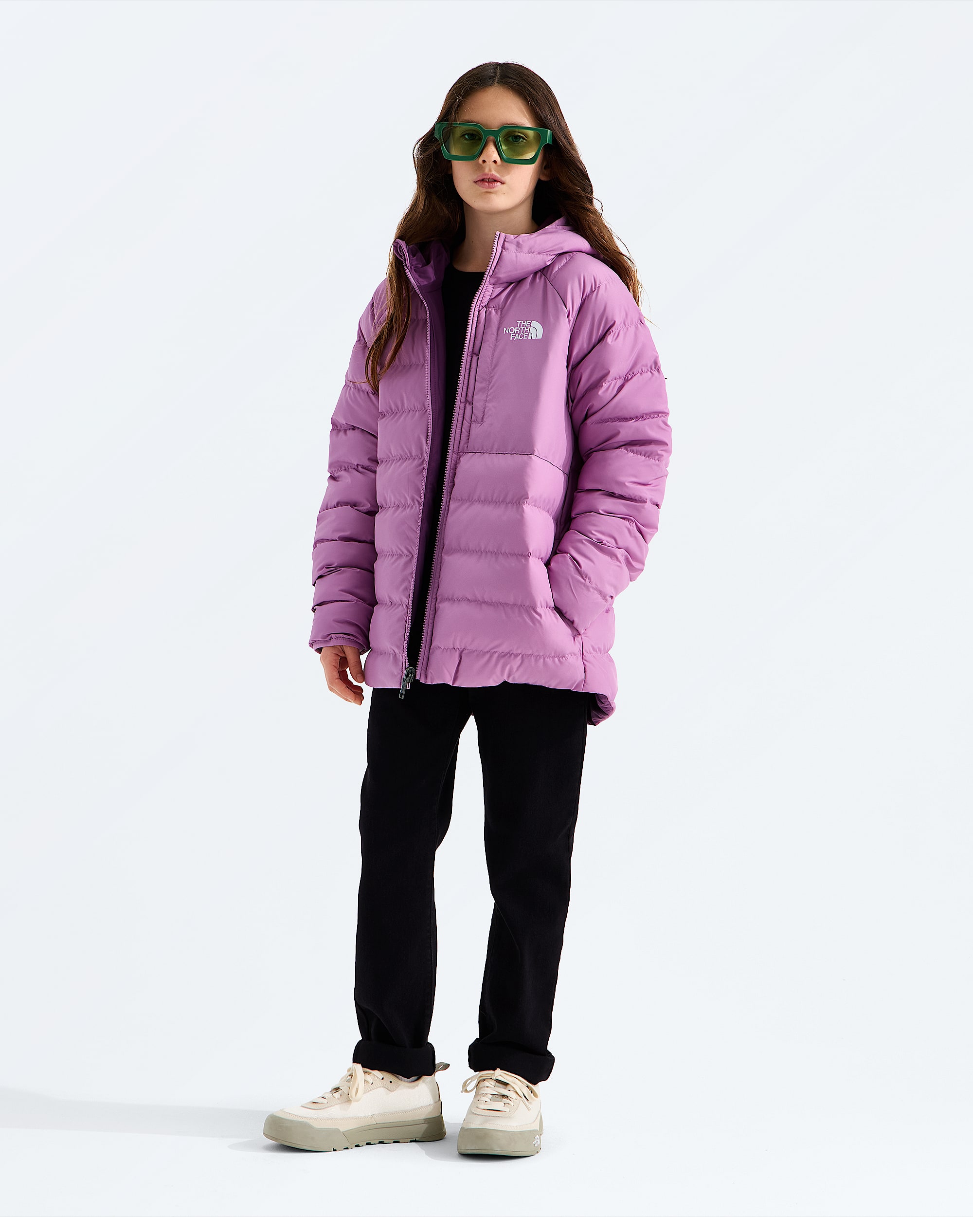 Veste  capuche rversible Perrito pour filles TNF HERO2