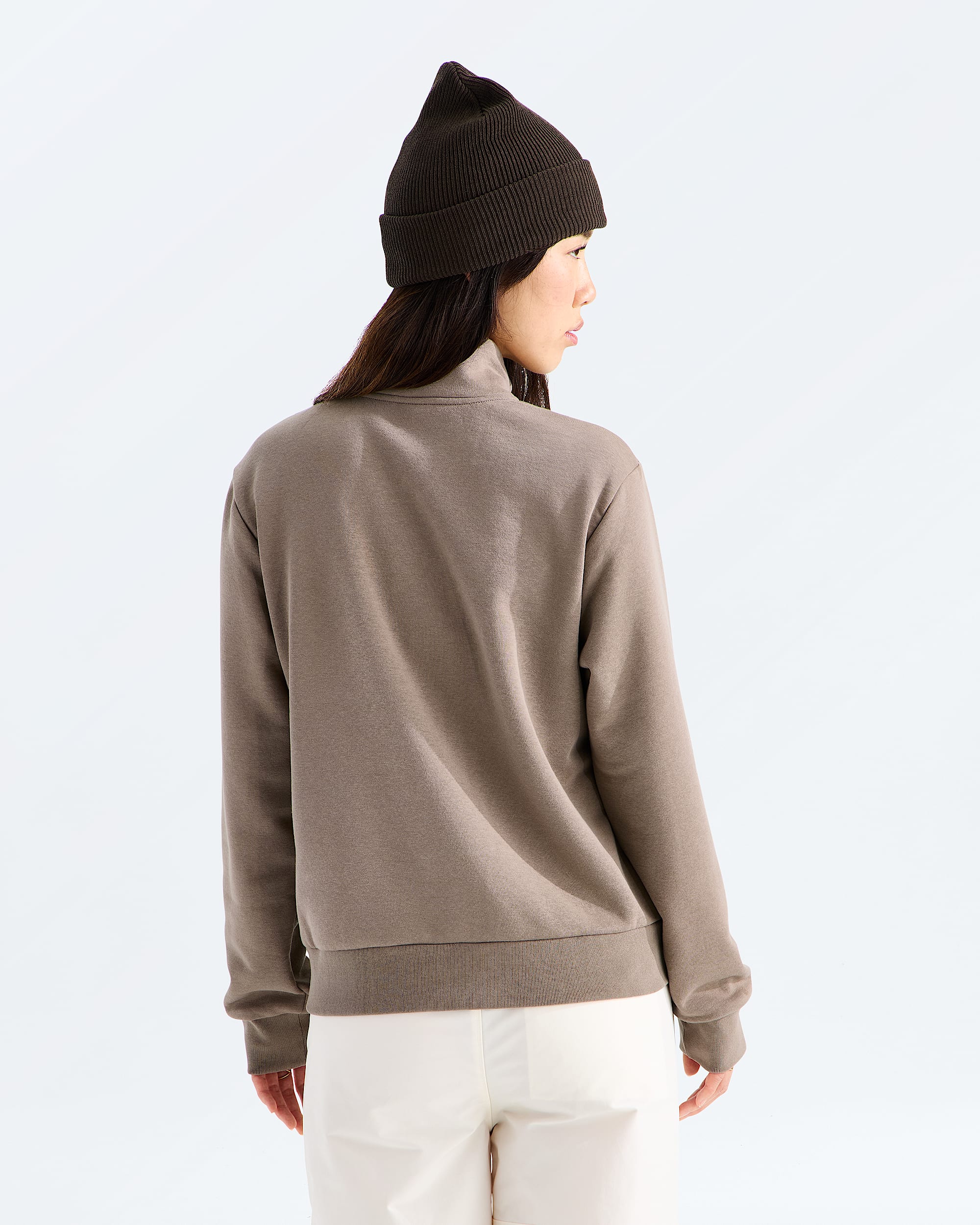 Womens Evolution Simple Dome Regular Zip TNF BACK